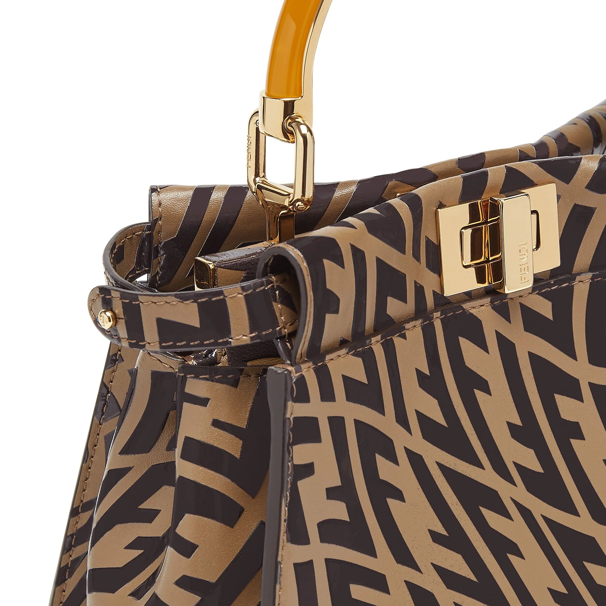 Women's Peekaboo Mini - Mud + Ebony + Soft Gold - Image 5