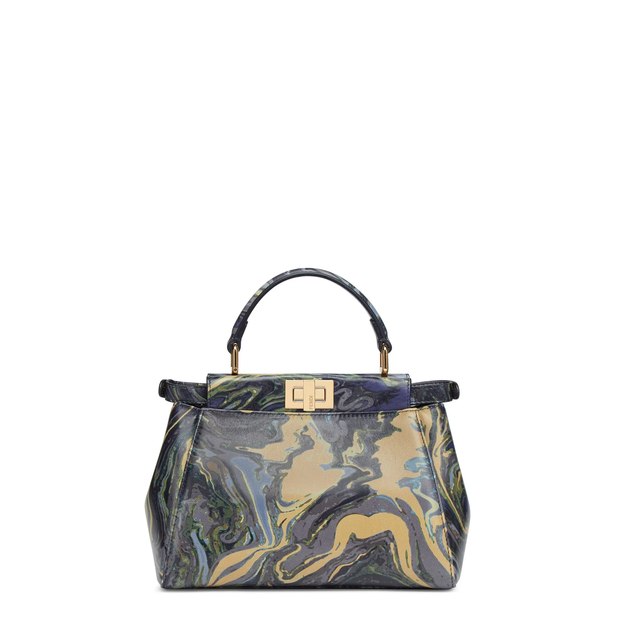 Women's Peekaboo Mini - Blue + Multicolor + Soft Gold - Image 3