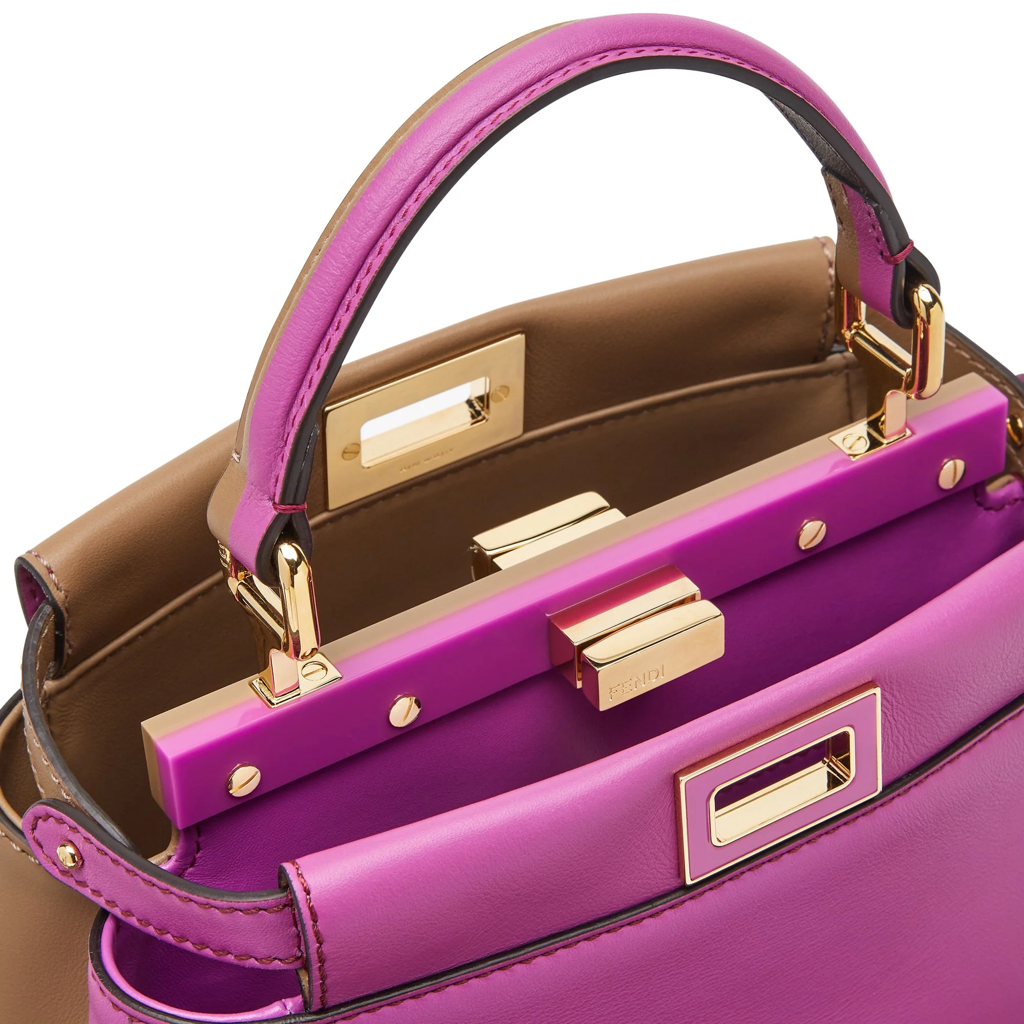 Women's Peekaboo Mini - Bouganville + Sand + Soft Gold - Image 5