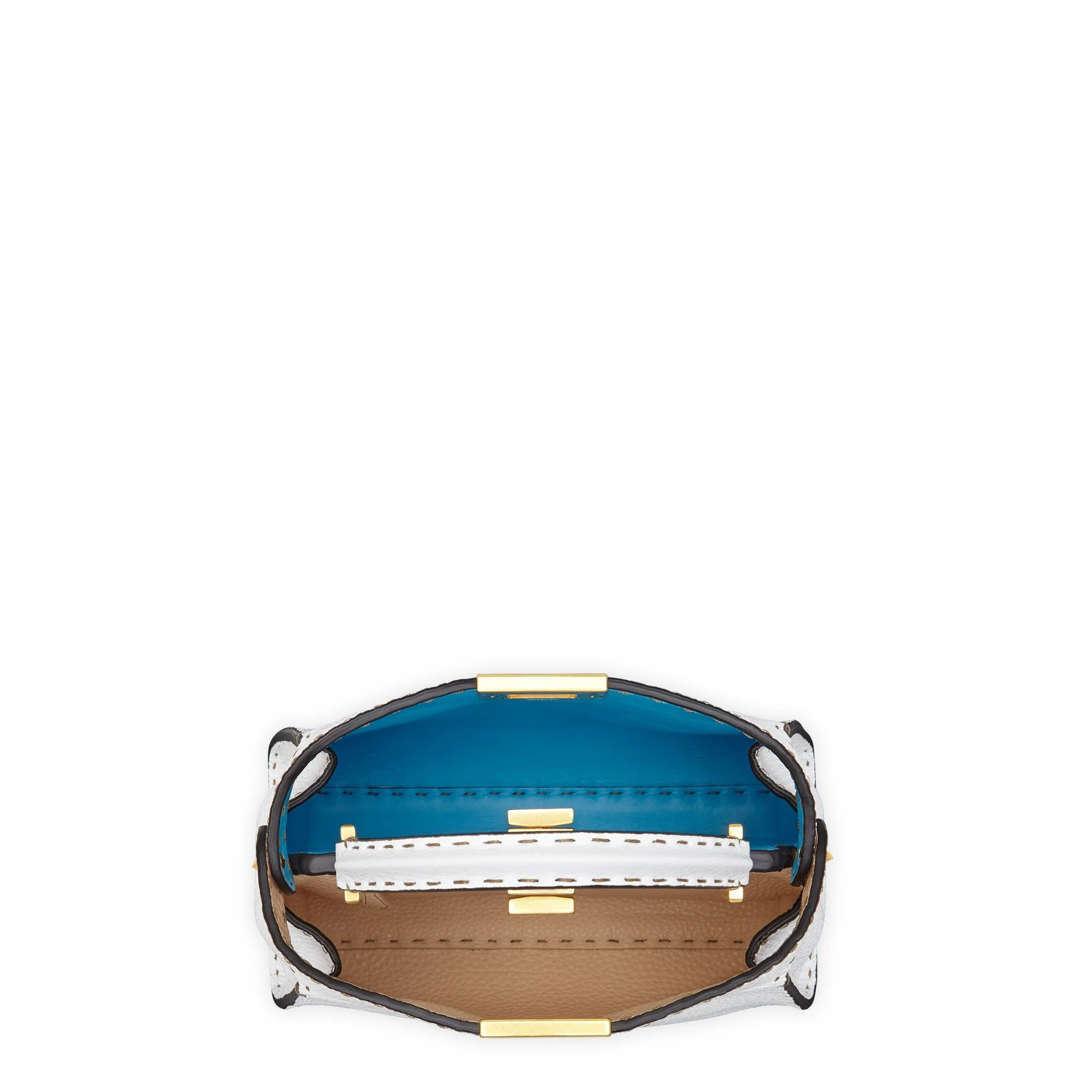 Women's Peekaboo Essentially - White + Papyrus + Pool + Retro Gold - Image 4