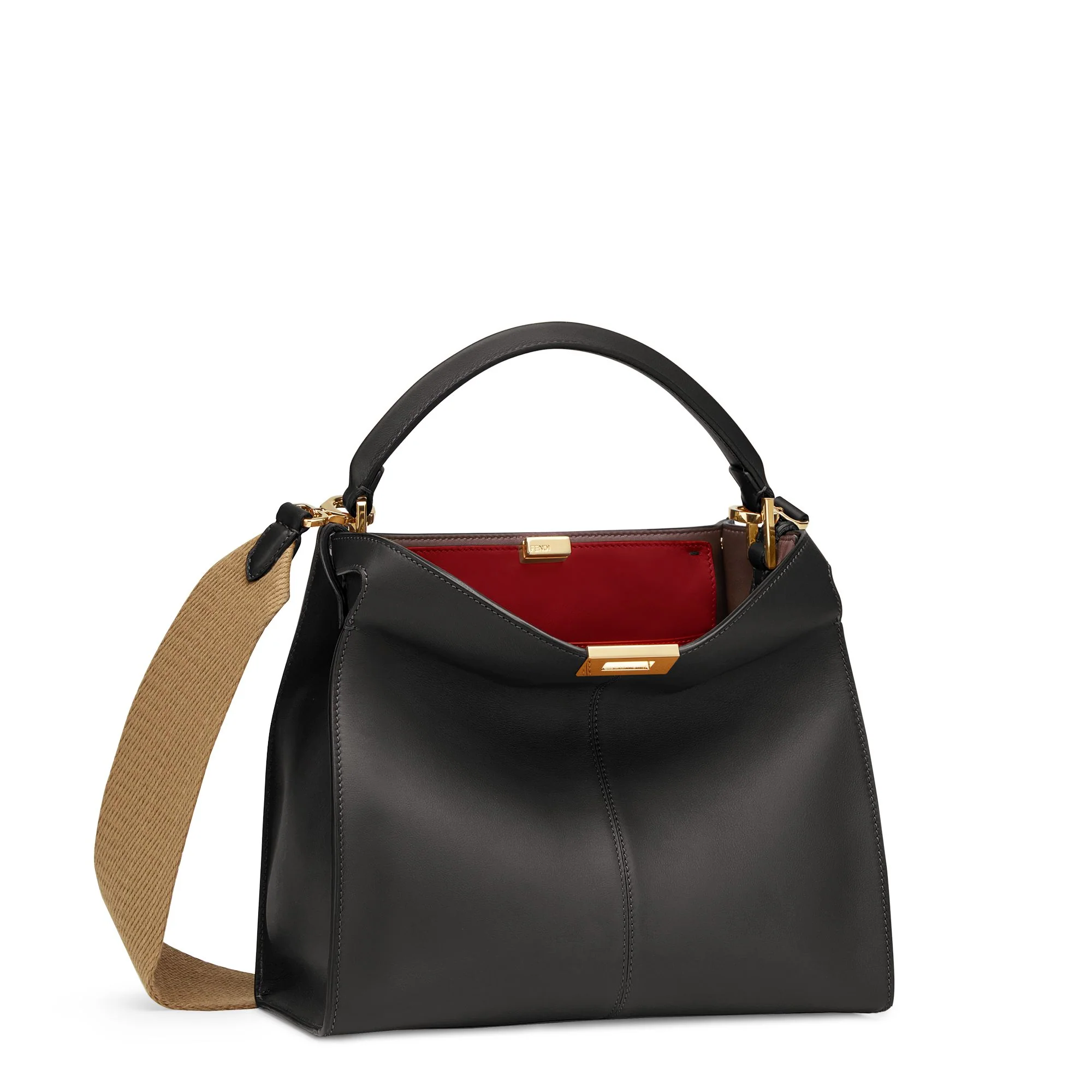 Women's Peekaboo XLite Medium - Black + Strawberry + Soft Gold - Image 3