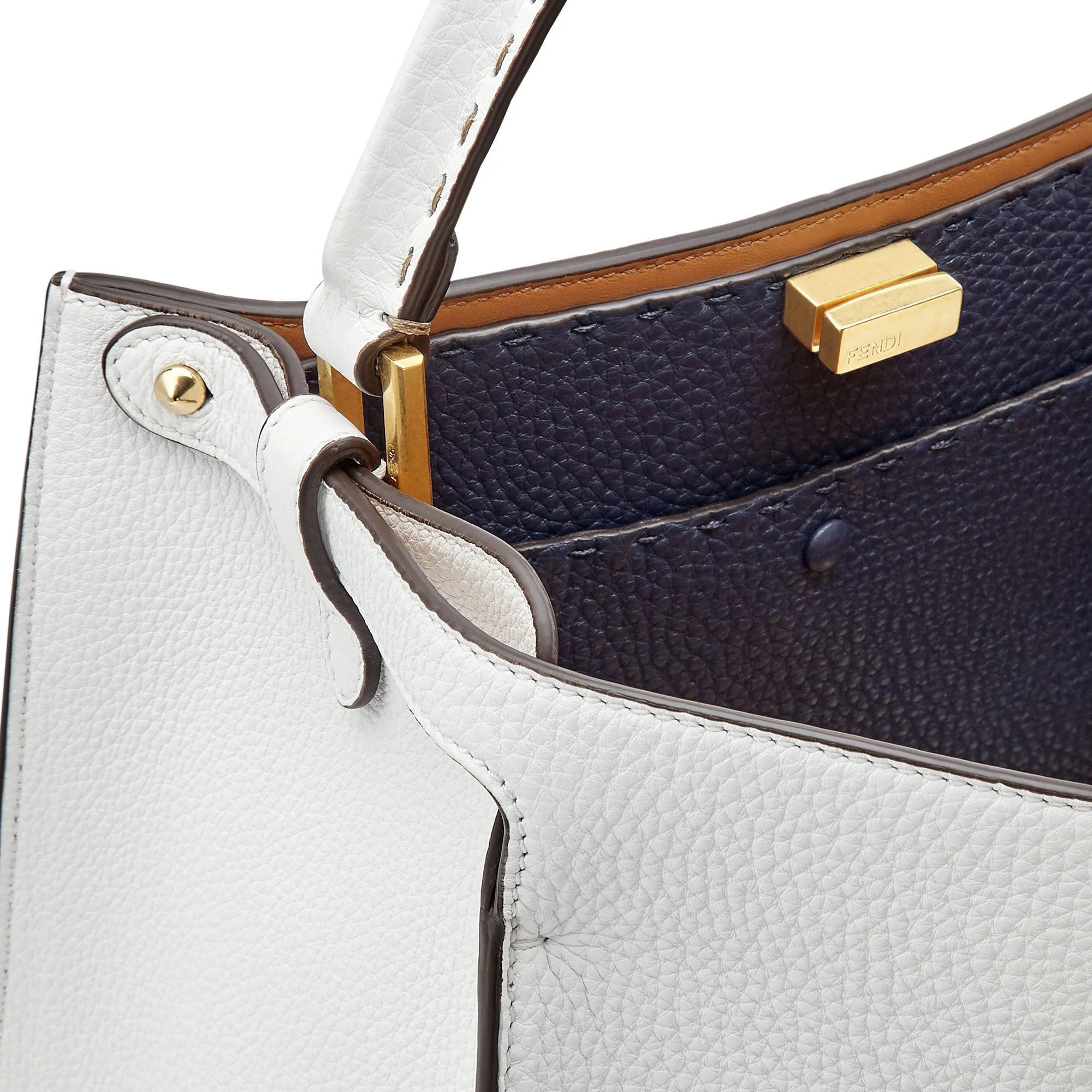 Women's Peekaboo XLite Medium - White + Indaco Blue + Vibrato Gold - Image 6