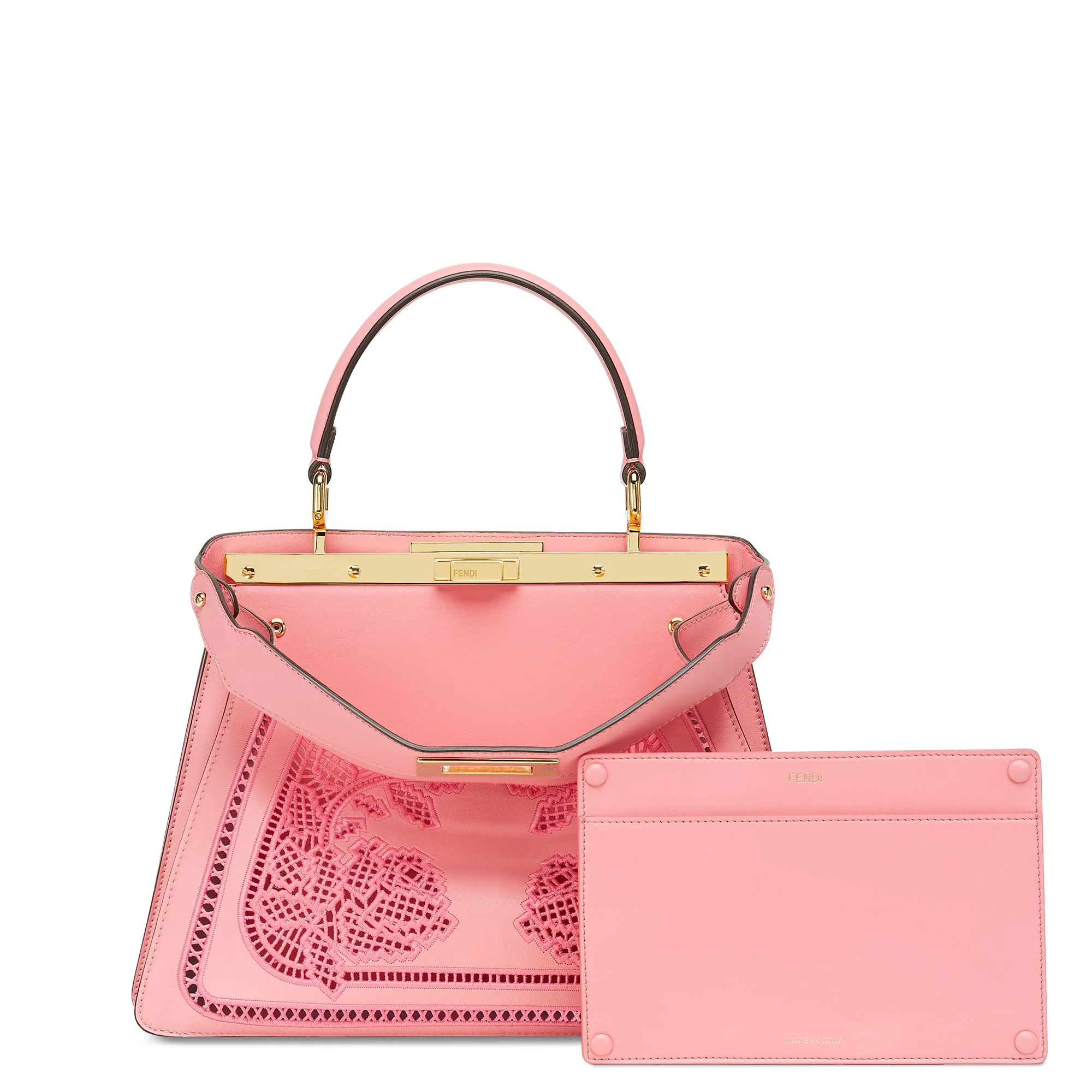Women's Peekaboo ISeeU Medium - Pink + Soft Gold - Image 3