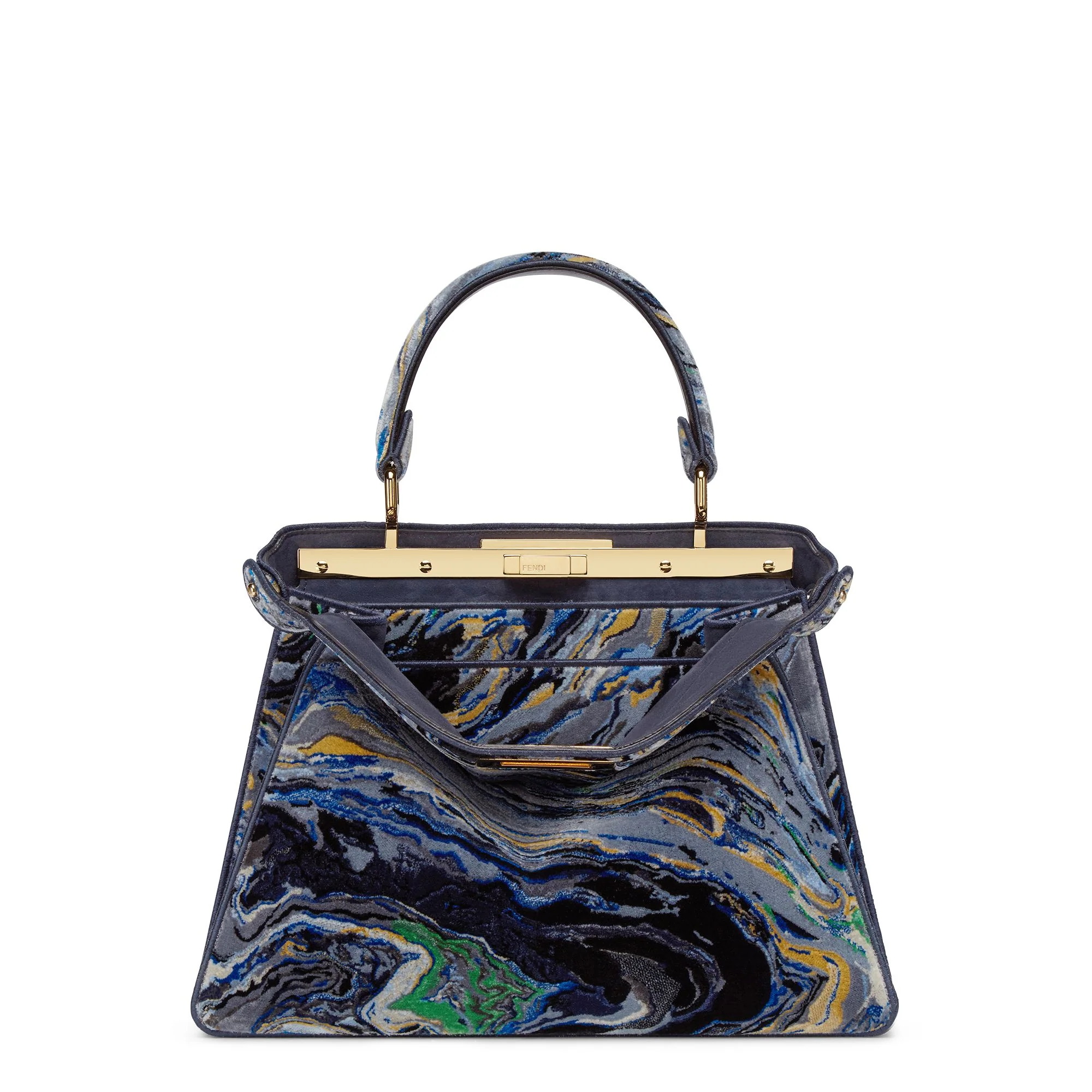 Women's Peekaboo ISeeU Medium - Blue + Multicolor + Soft Gold