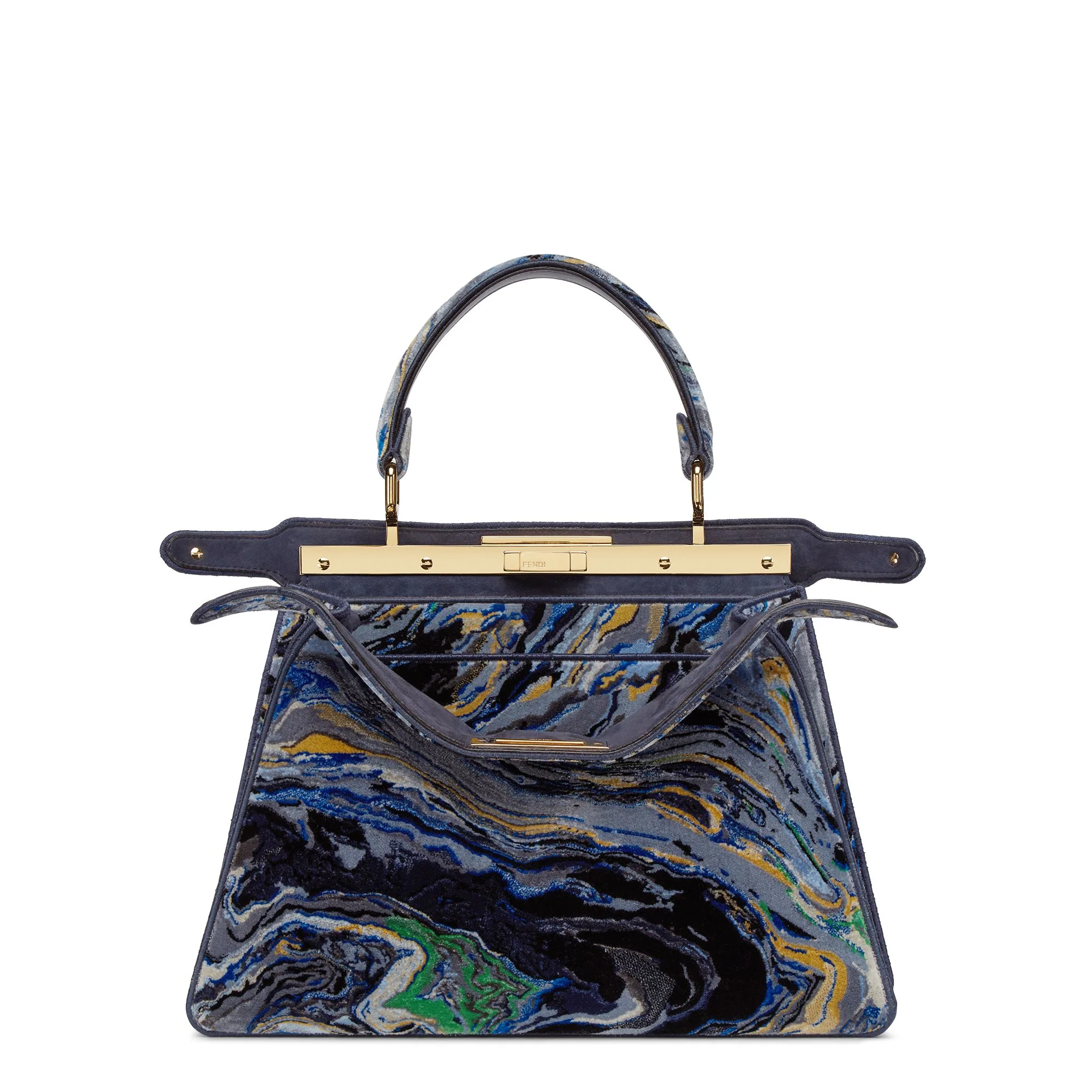Women's Peekaboo ISeeU Medium - Blue + Multicolor + Soft Gold - Image 2