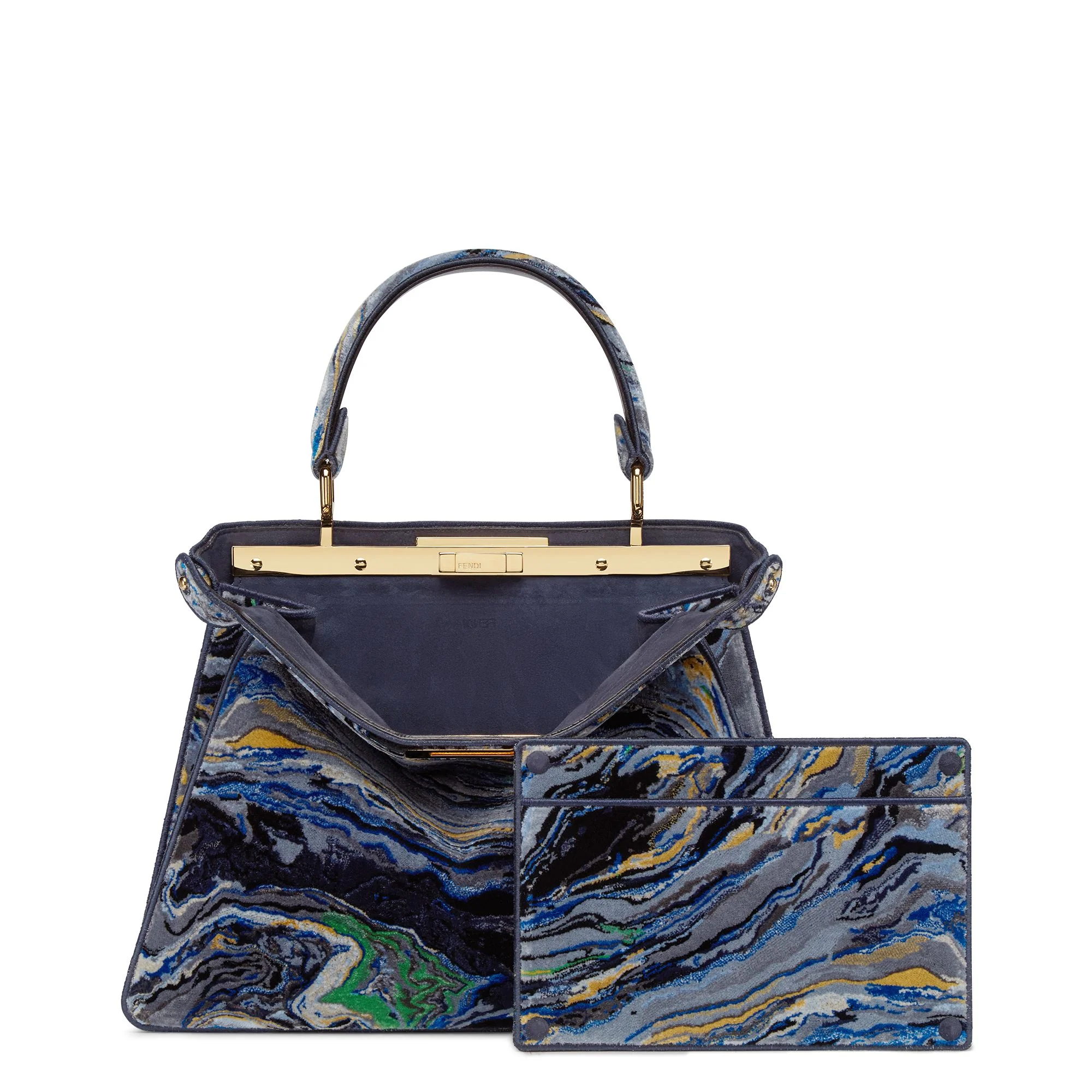 Women's Peekaboo ISeeU Medium - Blue + Multicolor + Soft Gold - Image 3