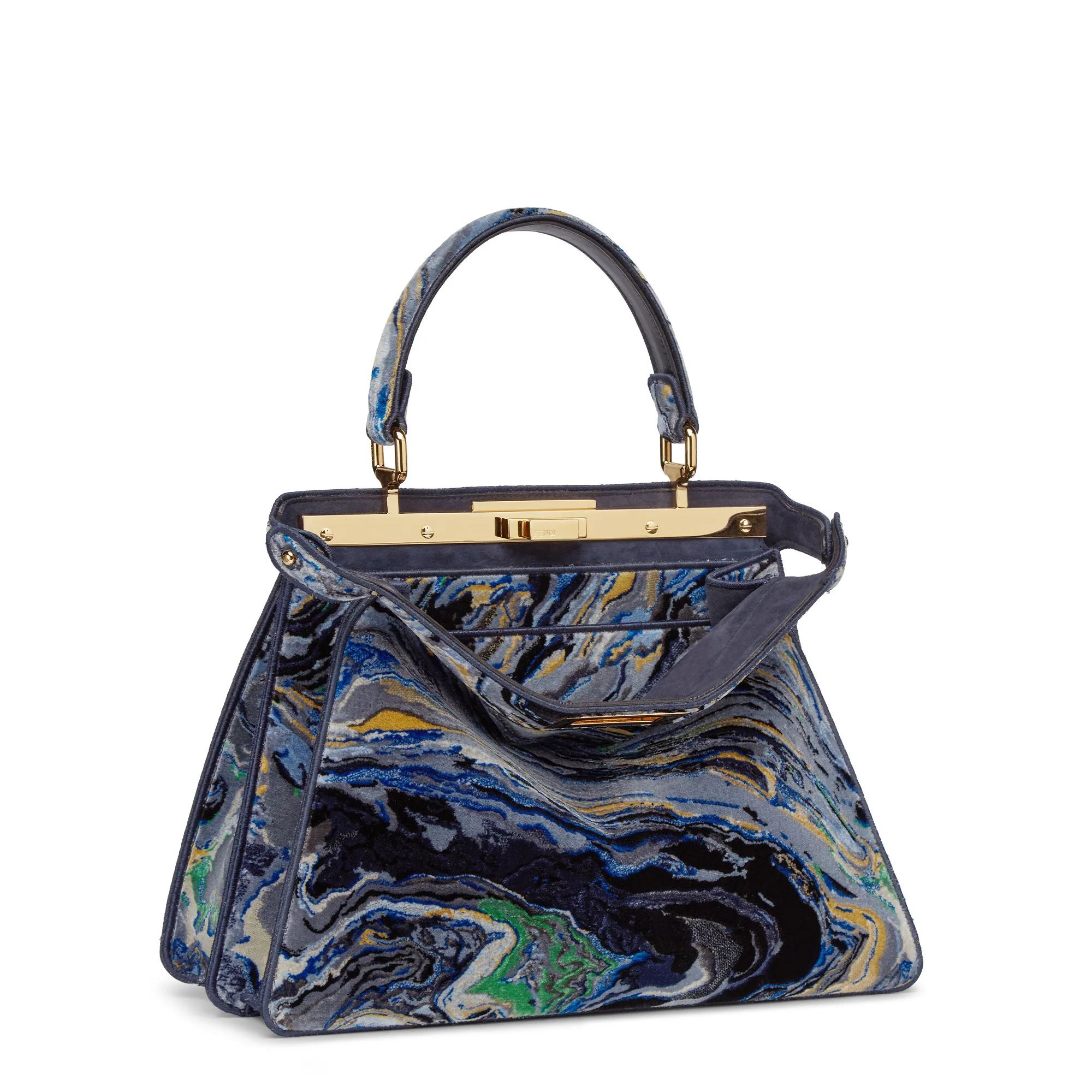 Women's Peekaboo ISeeU Medium - Blue + Multicolor + Soft Gold - Image 4