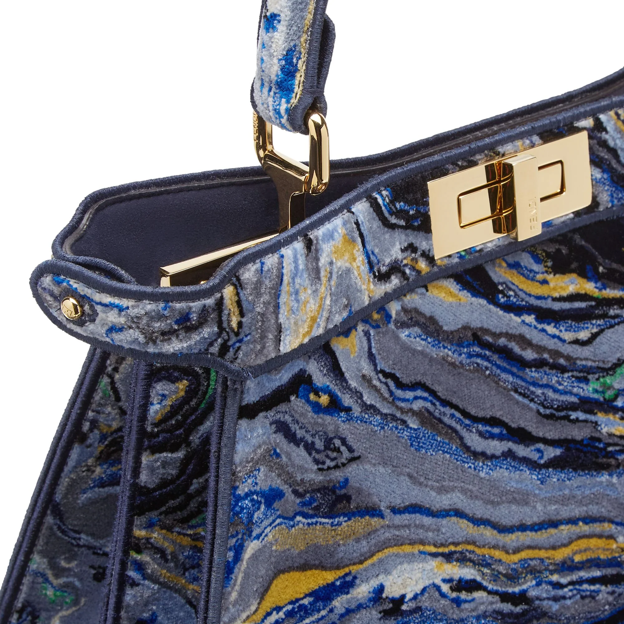 Women's Peekaboo ISeeU Medium - Blue + Multicolor + Soft Gold - Image 7