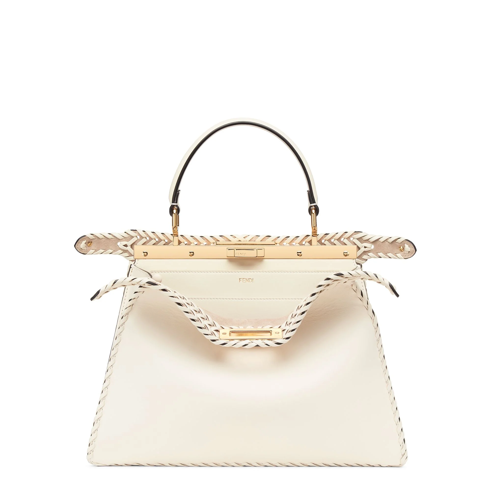 Women's Peekaboo ISeeU Medium - Ice White + Soft Gold - Image 2