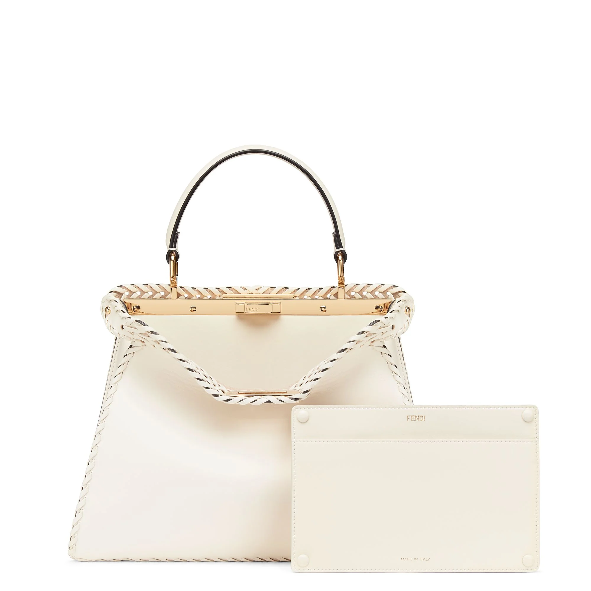 Women's Peekaboo ISeeU Medium - Ice White + Soft Gold - Image 3
