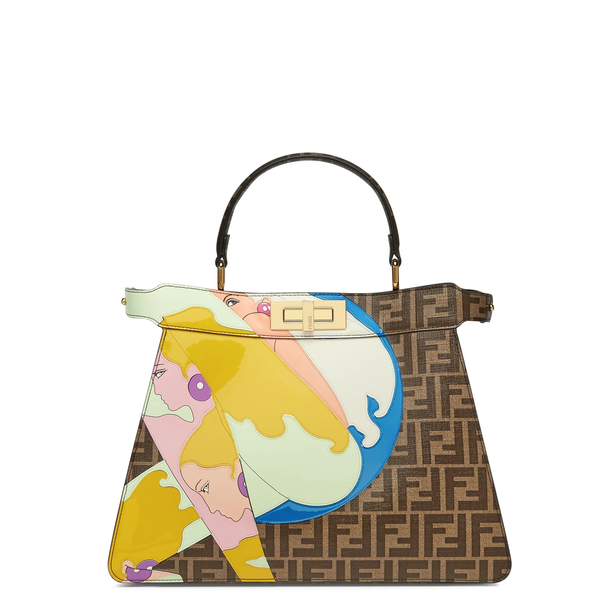 Women's Peekaboo ISeeU Medium - Mogano Panna + Maya + Multicolor + Soft Gold