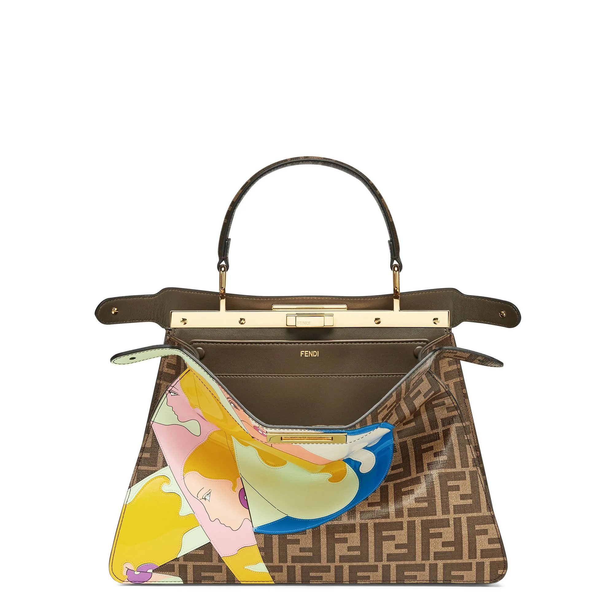 Women's Peekaboo ISeeU Medium - Mogano Panna + Maya + Multicolor + Soft Gold - Image 3
