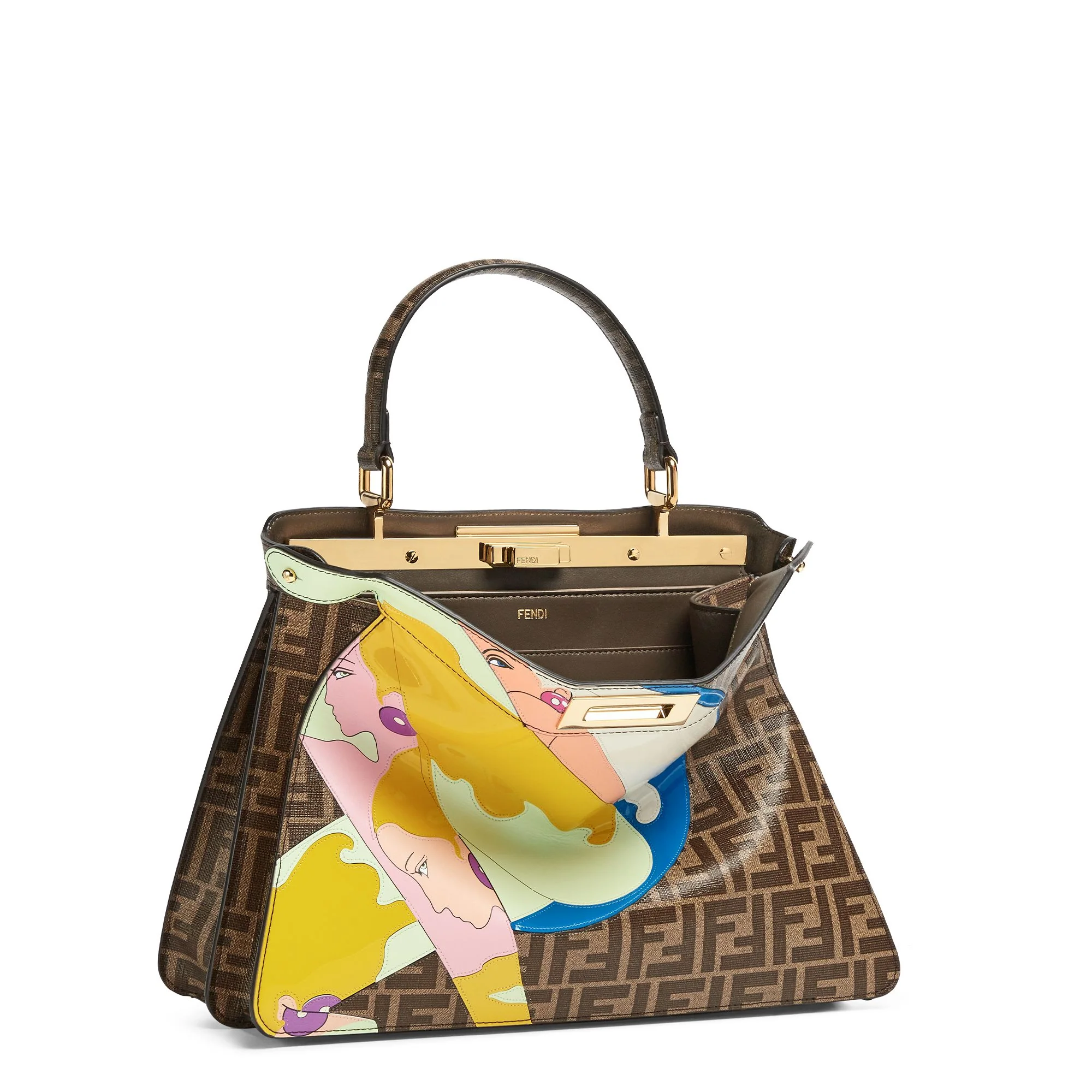 Women's Peekaboo ISeeU Medium - Mogano Panna + Maya + Multicolor + Soft Gold - Image 5