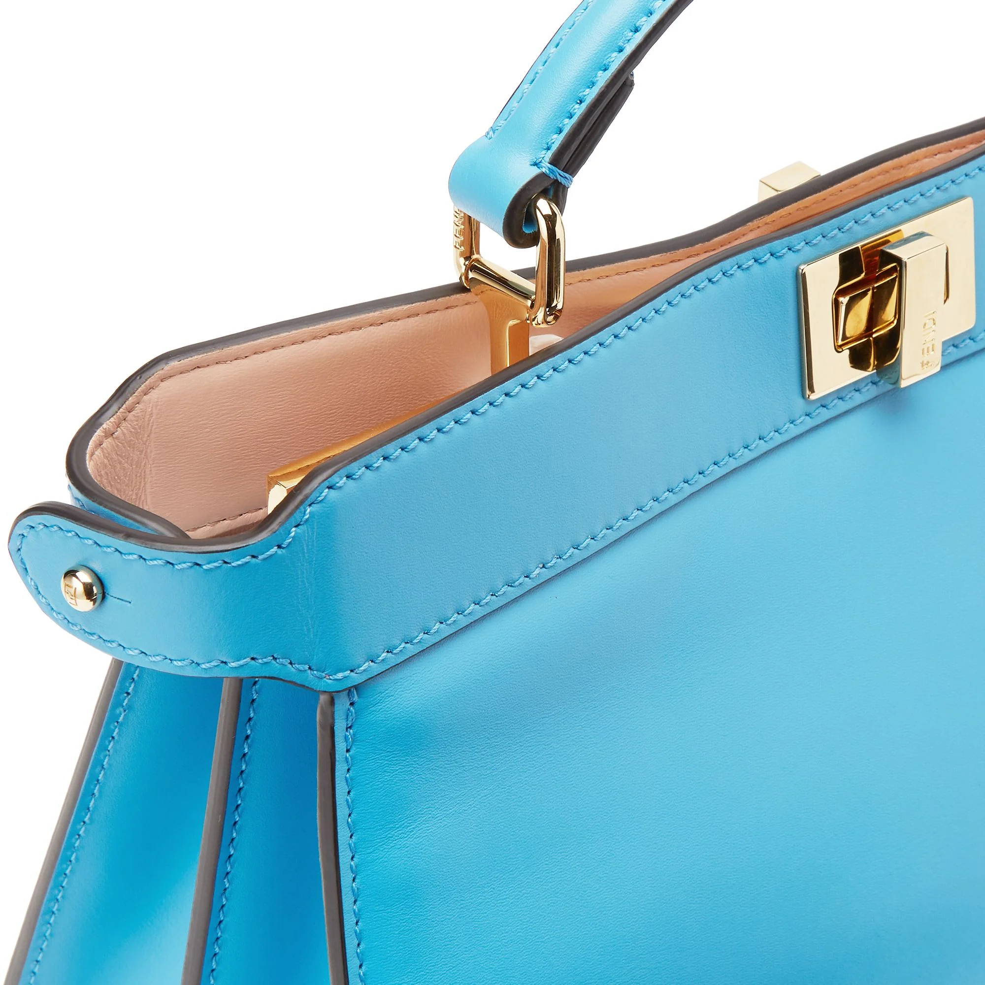 Women's Peekaboo ISeeU East-West - Cyber Blue + Light Rose + Soft Gold - Image 5