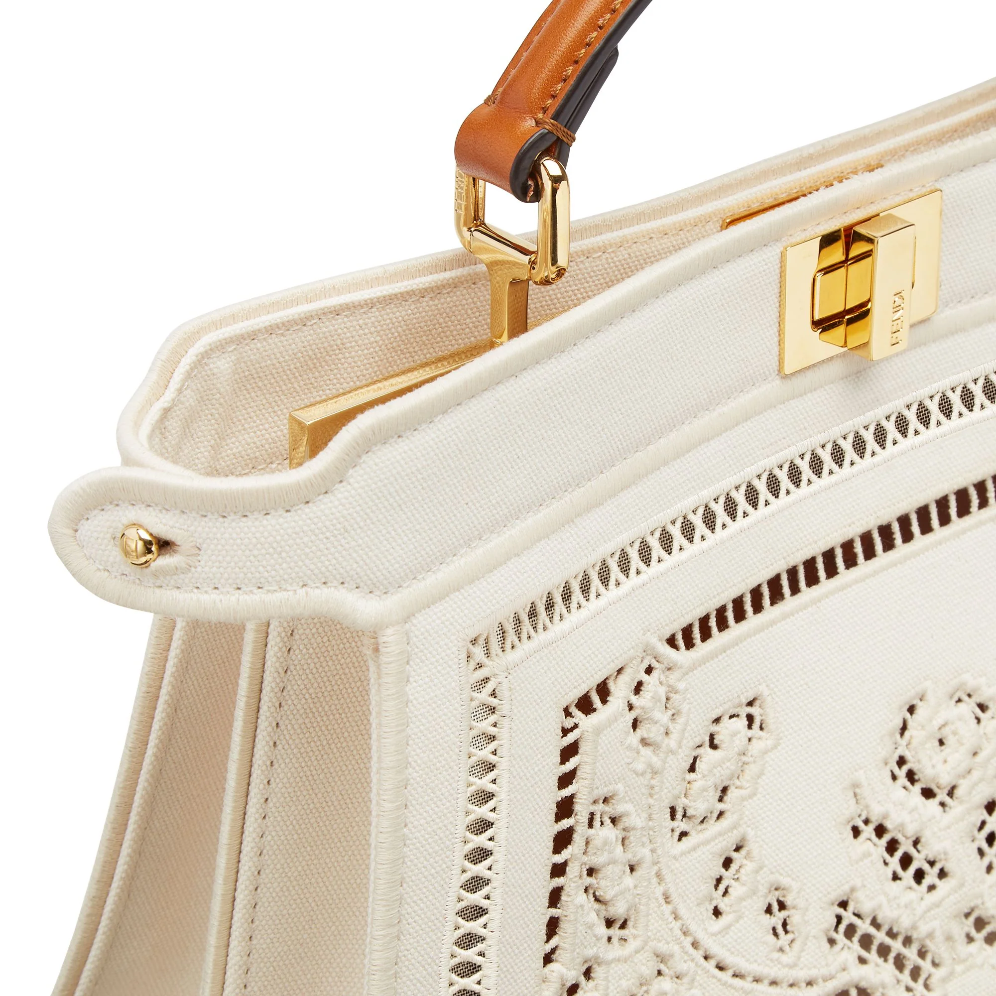 Women's Peekaboo ISeeU East-West - Grezzo + Brandy + Soft Gold - Image 5