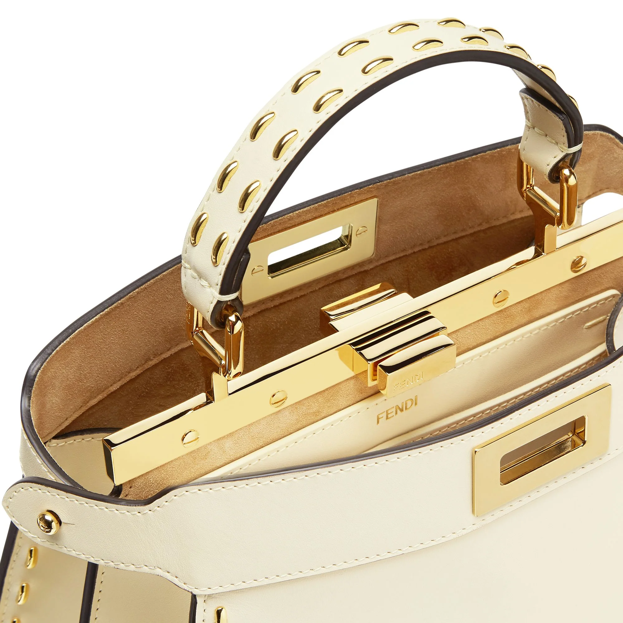 Women's Peekaboo ISeeU Small - Parchment + Honey + Soft Gold - Image 5