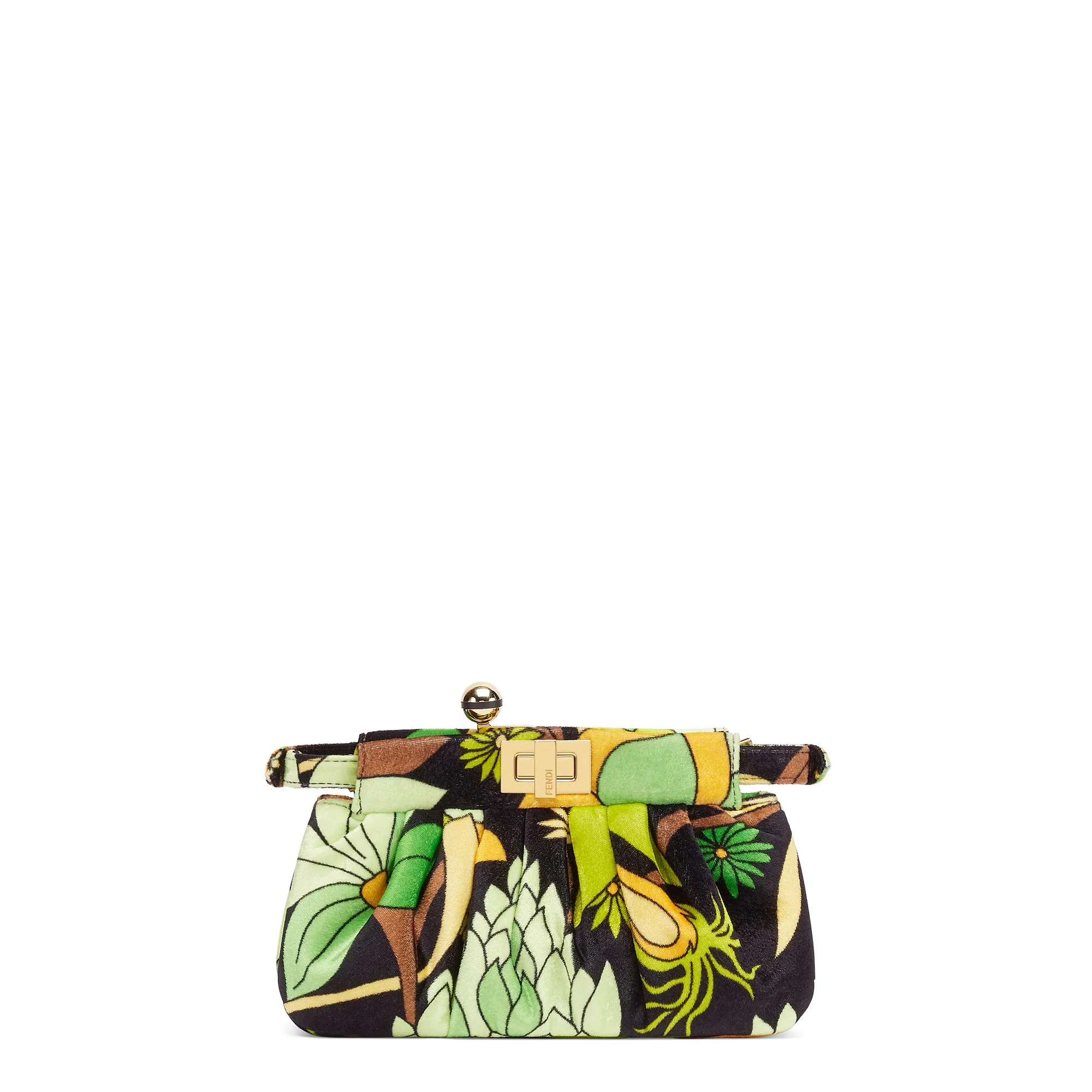 Women's Peekaboo Click Small - Green + Black + Multicolor + Soft Gold - Image 3