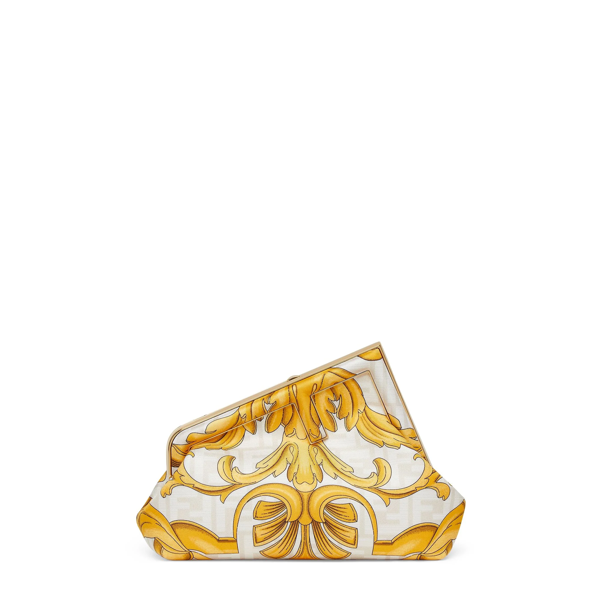 Women's Fendi First Small - White + Gold + Soft Gold