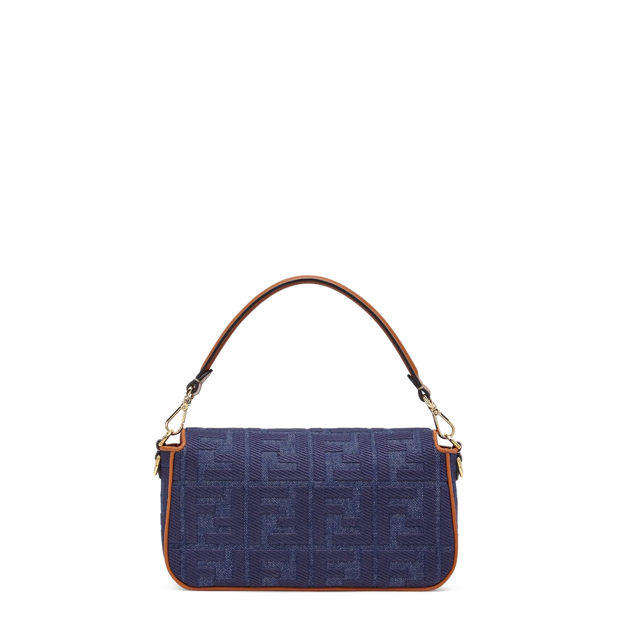 Women's Baguette - Blue + Cuoio + Soft Gold - Image 3