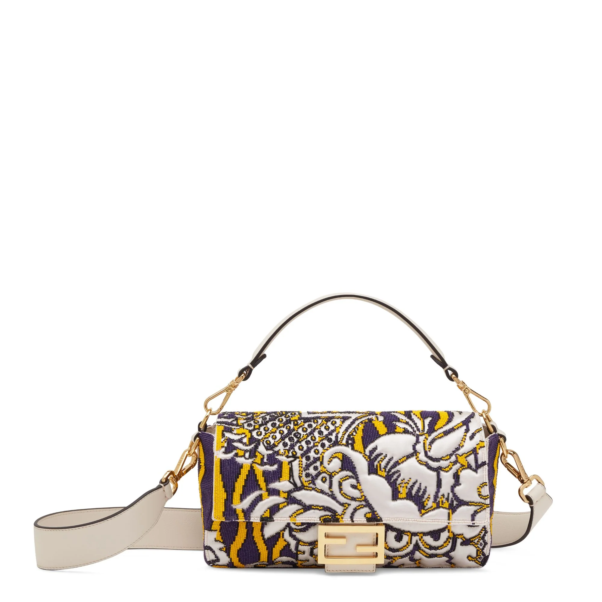 Women's Baguette - Cream + Yellow + Purple + Soft Gold