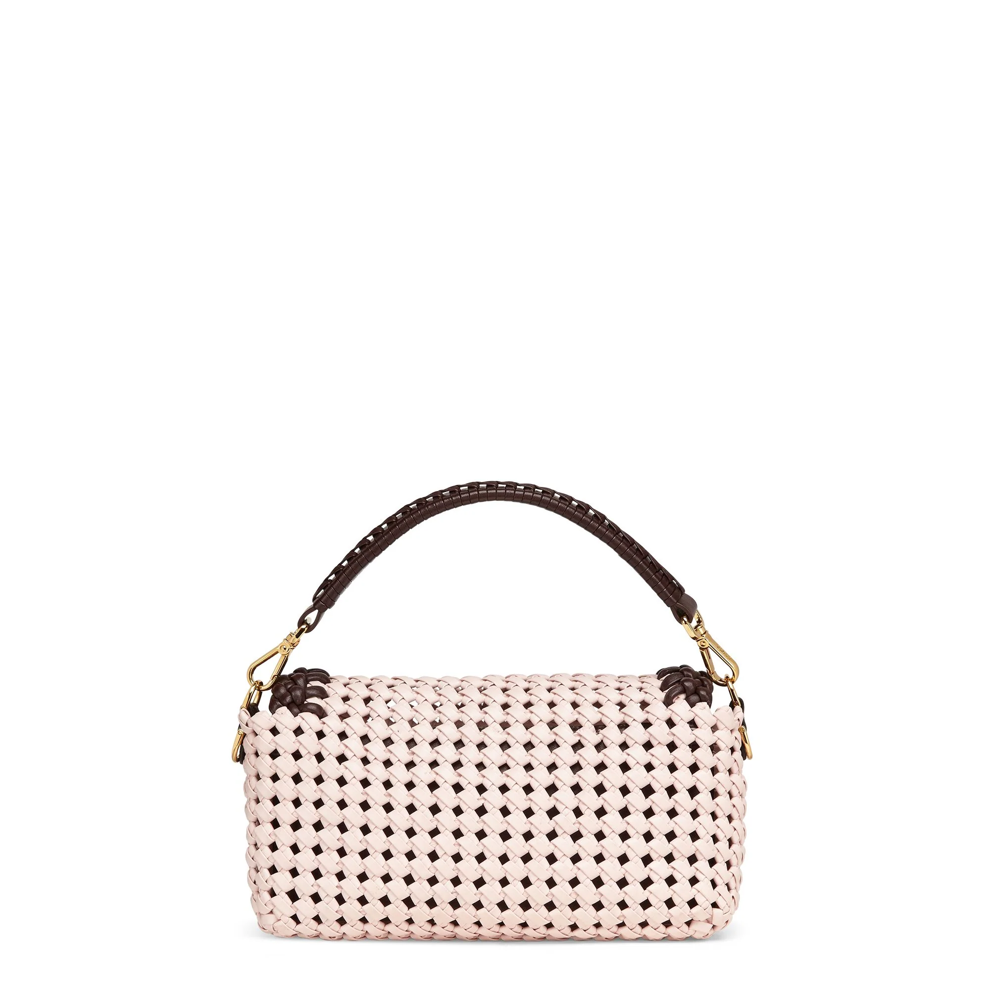 Women's Baguette - Soft Pink + Dark Brown + Soft Gold - Image 3