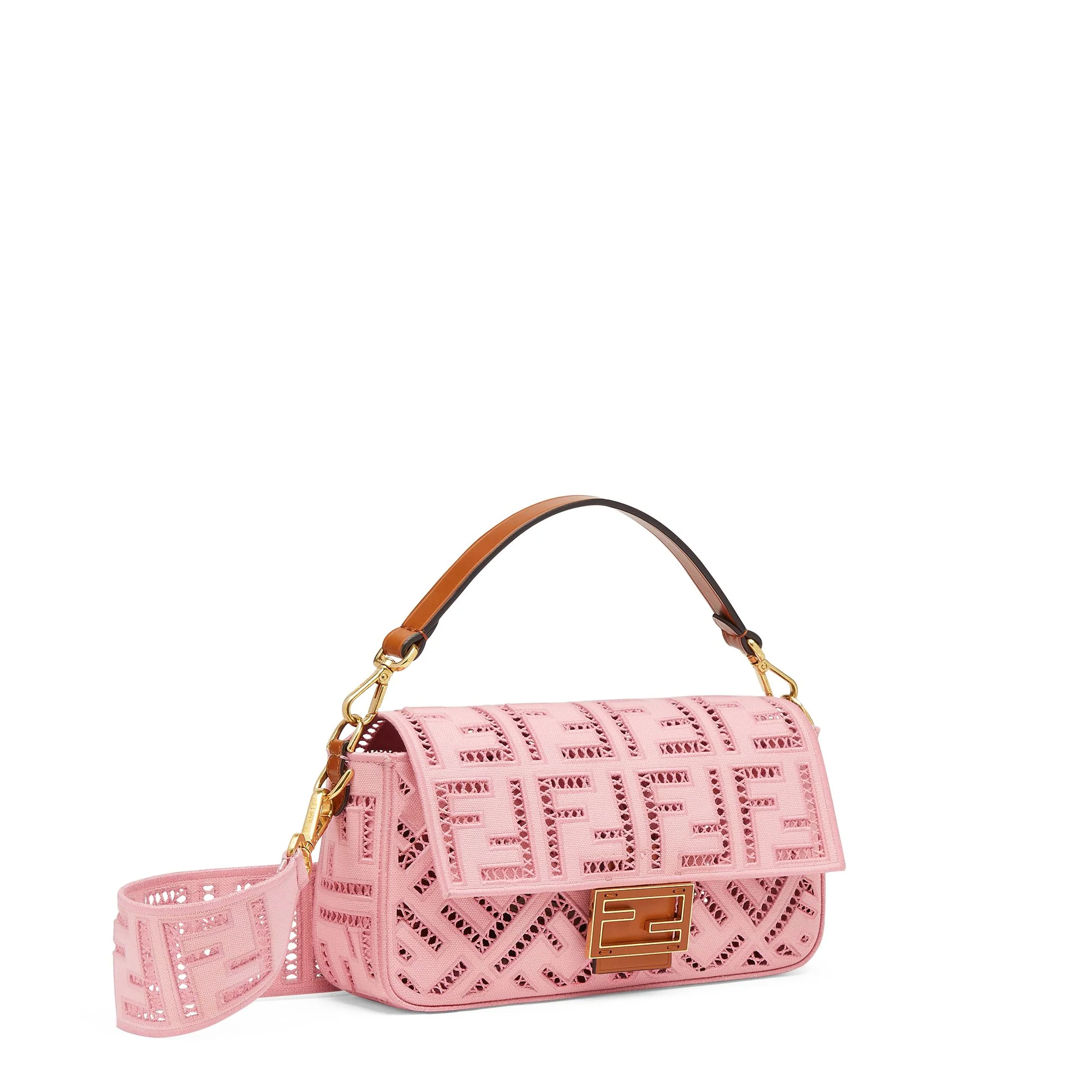 Women's Baguette - Ciclamine + Cuoio + Vibrato Gold - Image 2