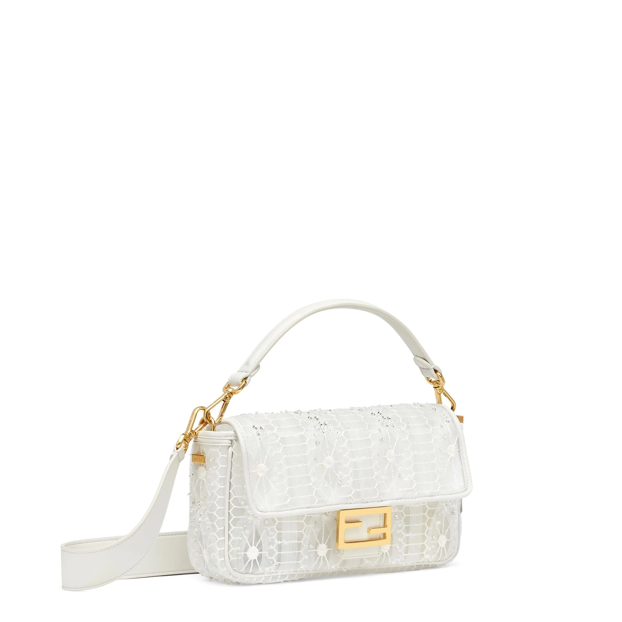 Women's Baguette - White + Vibrato Gold - Image 2
