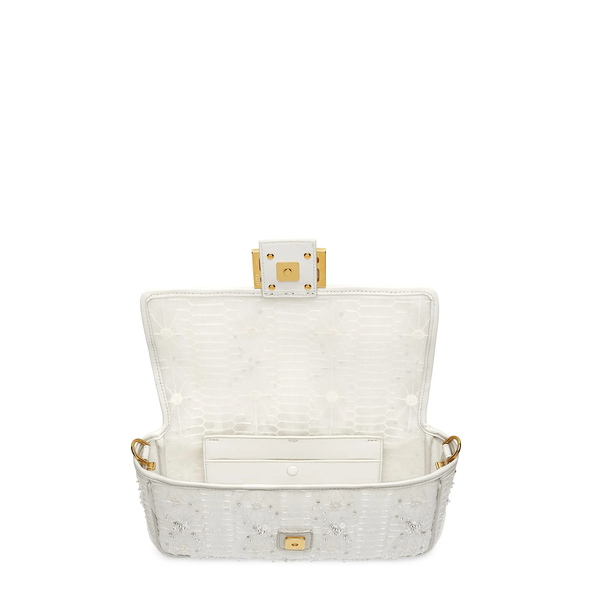 Women's Baguette - White + Vibrato Gold - Image 4