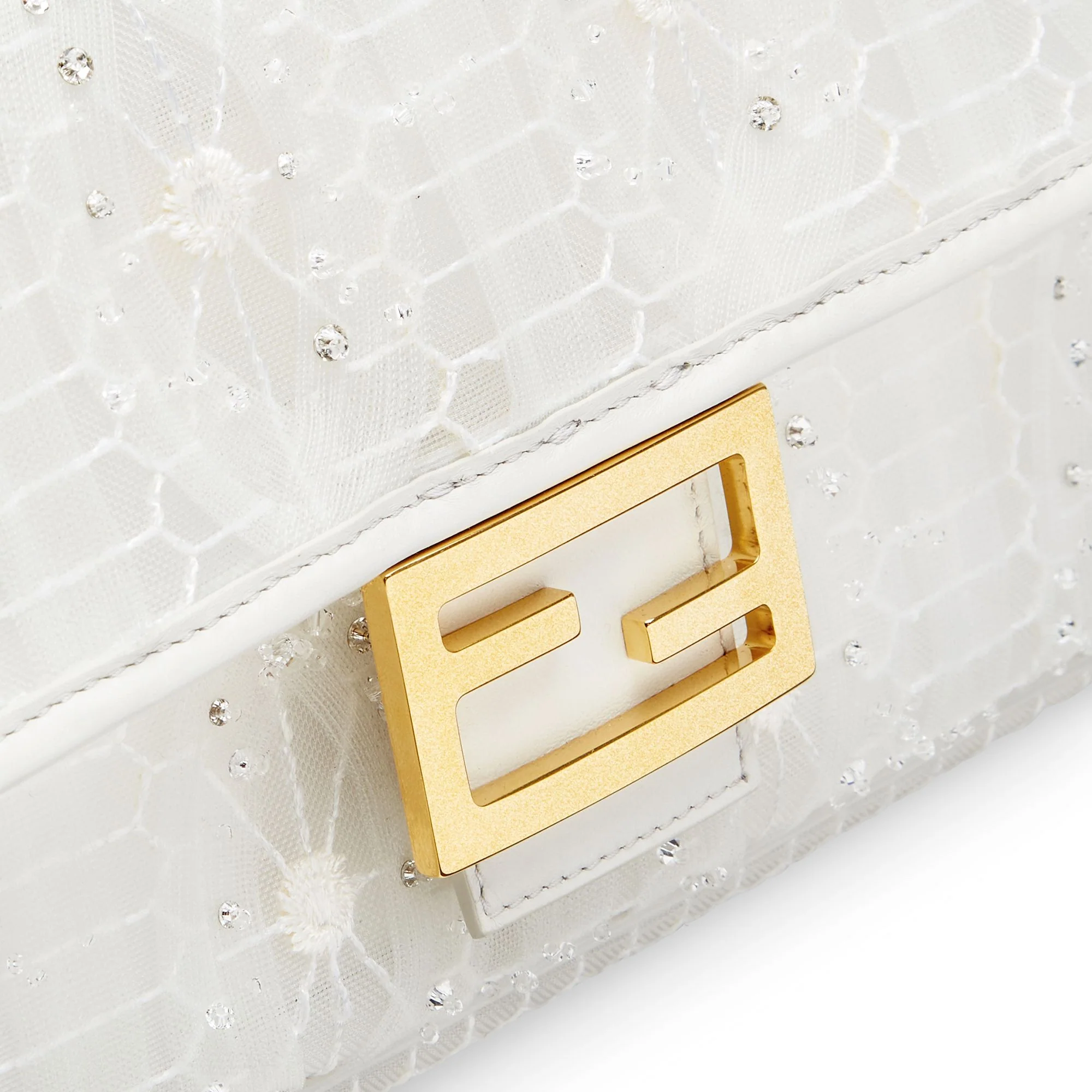 Women's Baguette - White + Vibrato Gold - Image 5