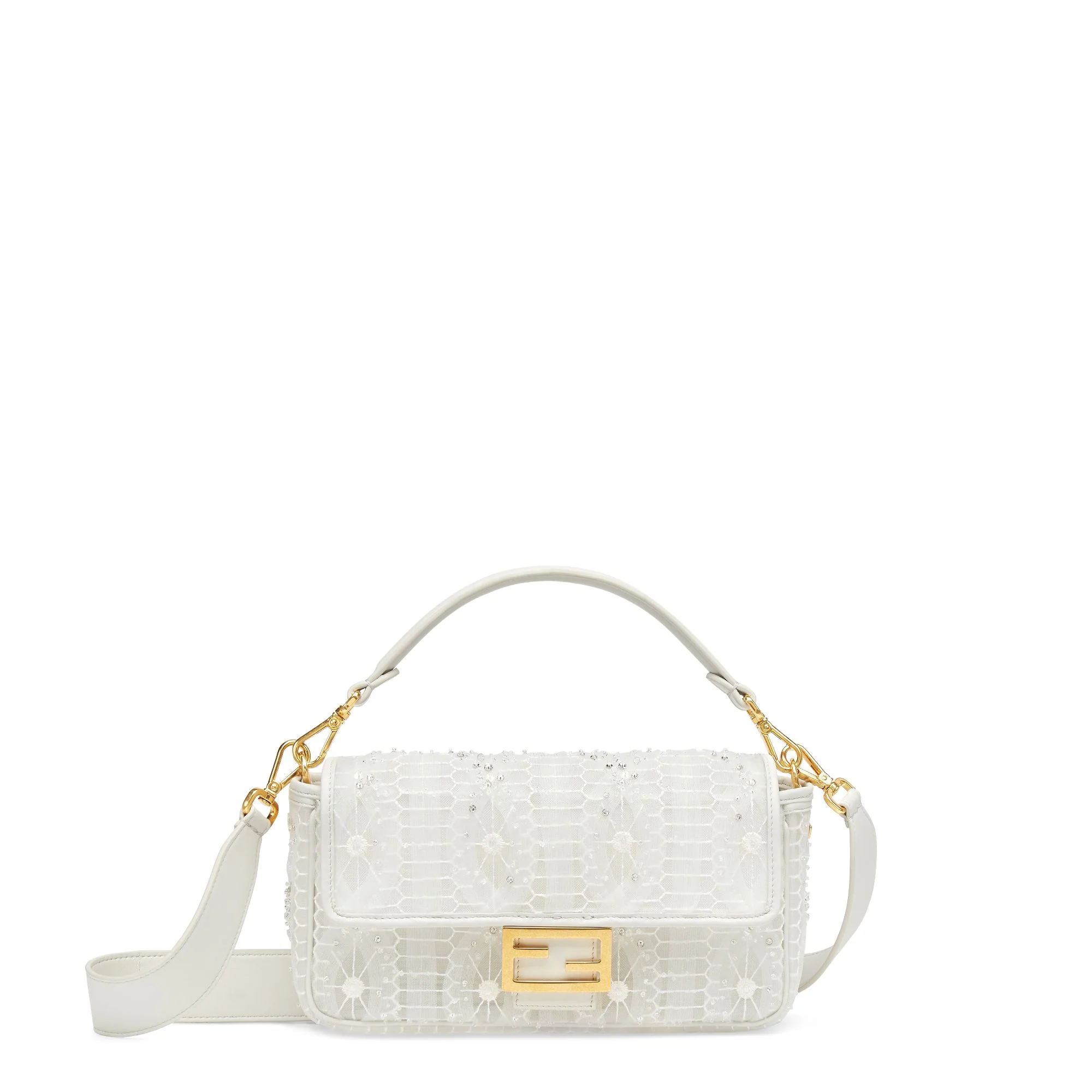 Women's Baguette - White + Vibrato Gold