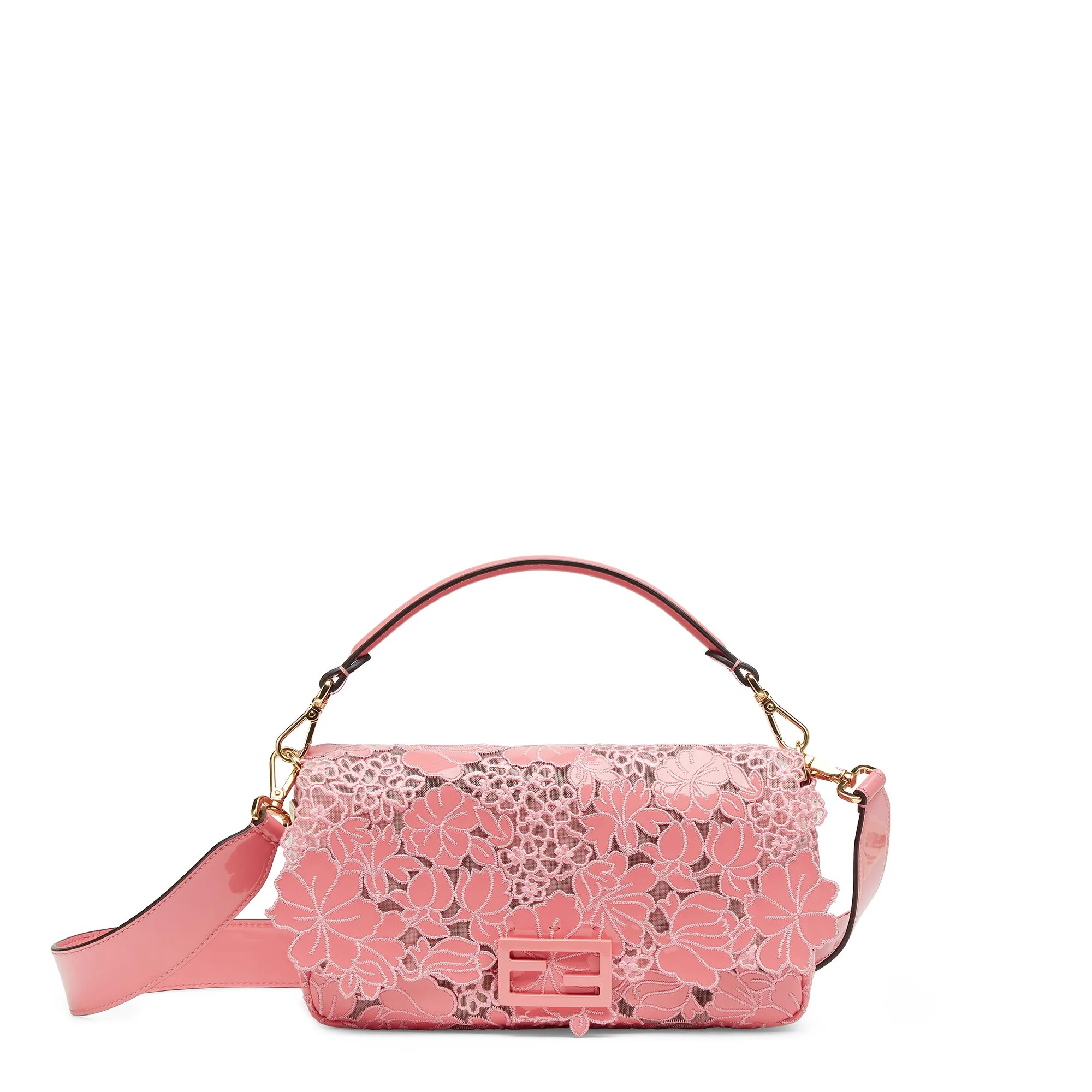 Women's Baguette - Fluo Pink + Soft Gold