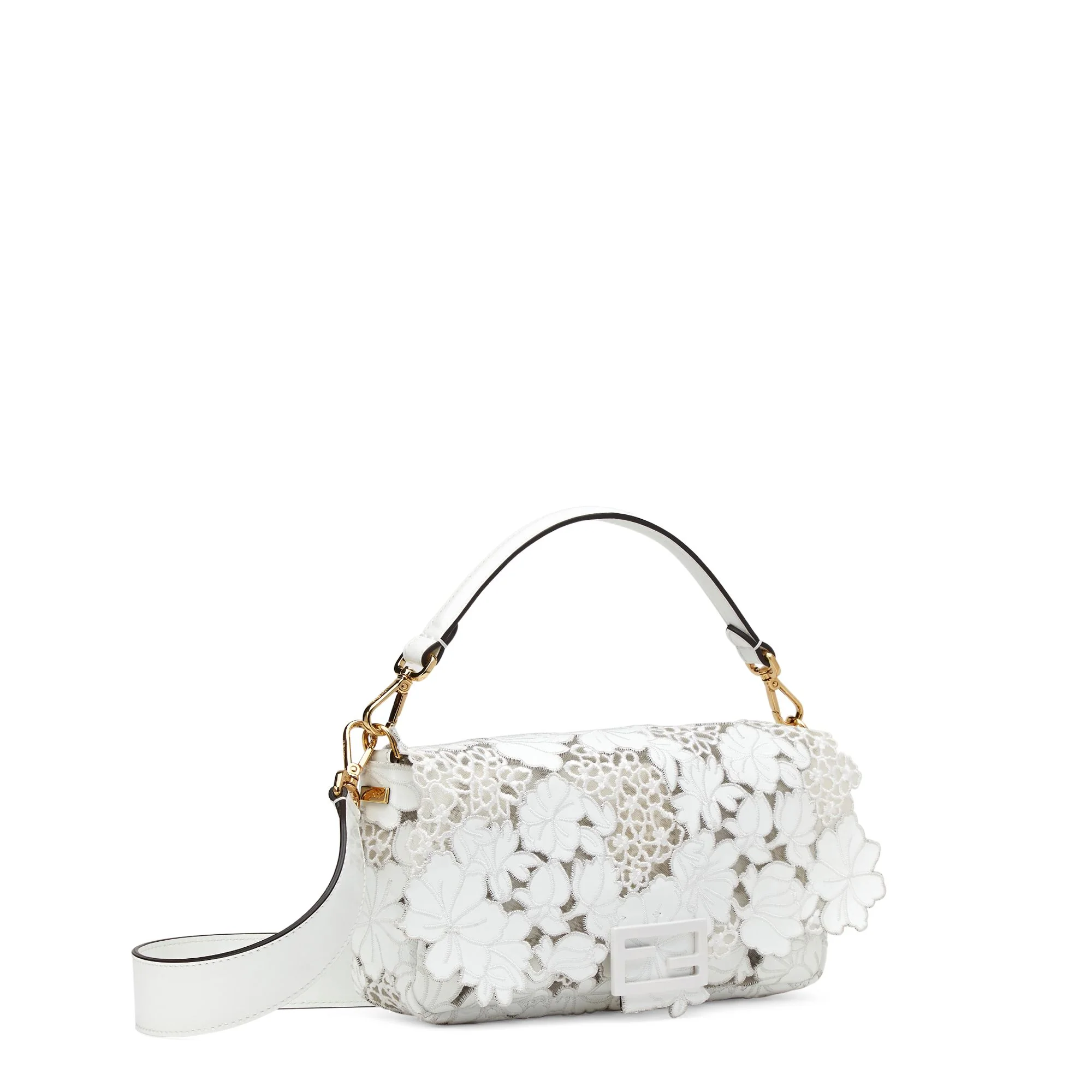 Women's Baguette - White + Soft Gold - Image 2