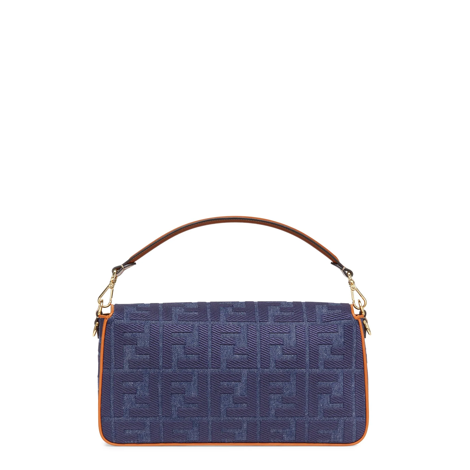 Women's Baguette Large - Blue + Cuoio + Soft Gold - Image 3