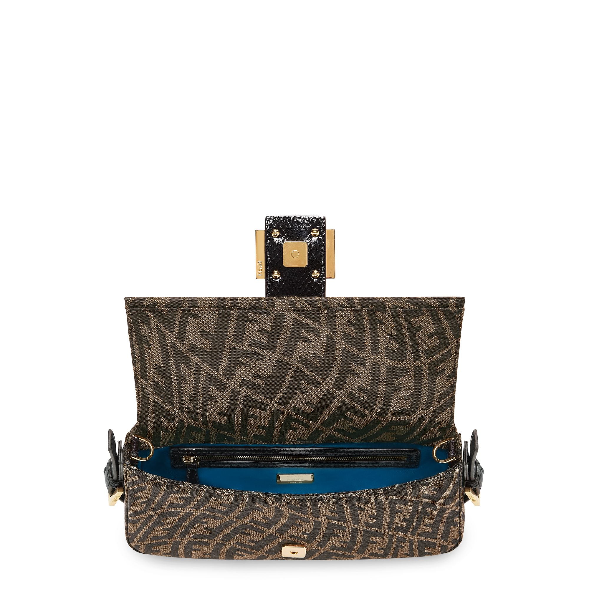 Women's Baguette 1997 - Tobacco + Dark Brown + Black + Soft Gold - Image 4