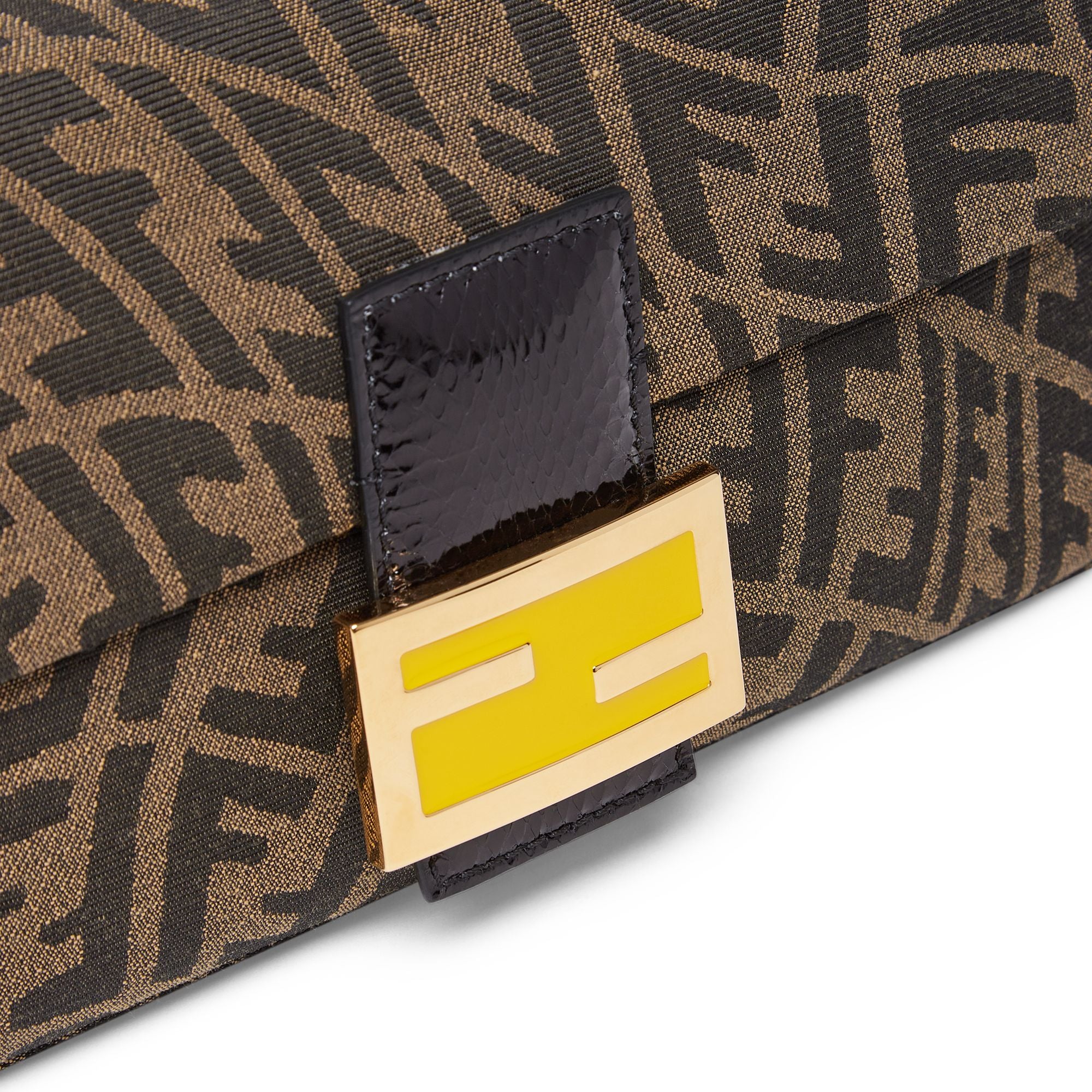 Women's Baguette 1997 - Tobacco + Dark Brown + Black + Soft Gold - Image 5