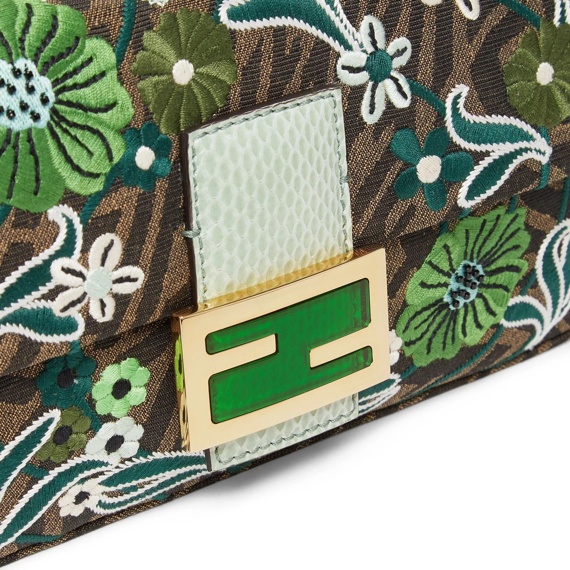 Women's Baguette 1997 - Tobacco + Brown + Mint + Soft Gold - Image 5