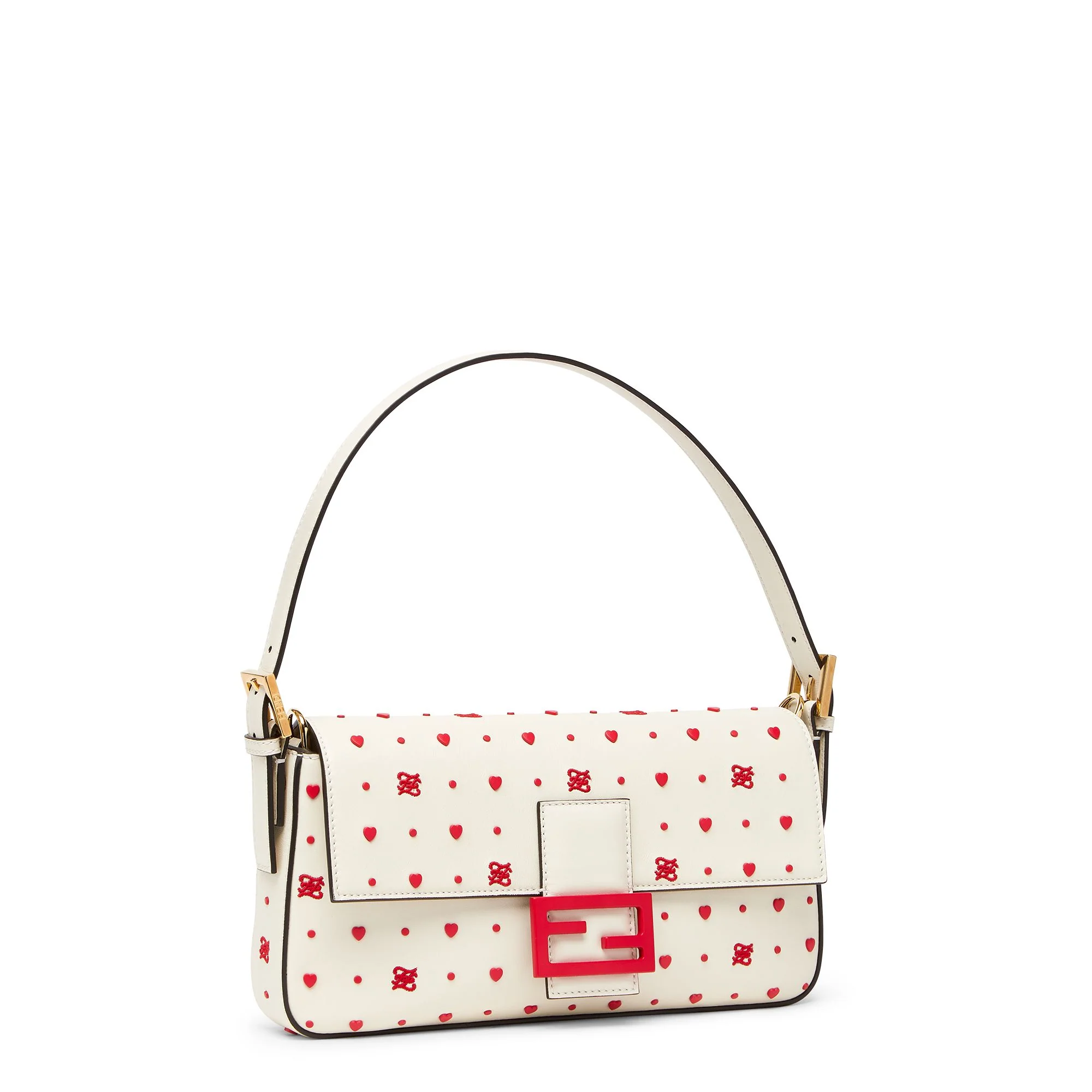 Women's Baguette 1997 - Cream + Red + Soft Gold - Image 2