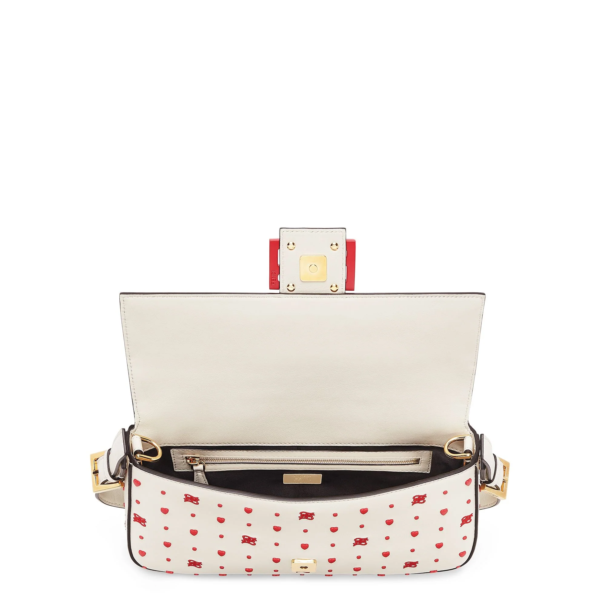 Women's Baguette 1997 - Cream + Red + Soft Gold - Image 4