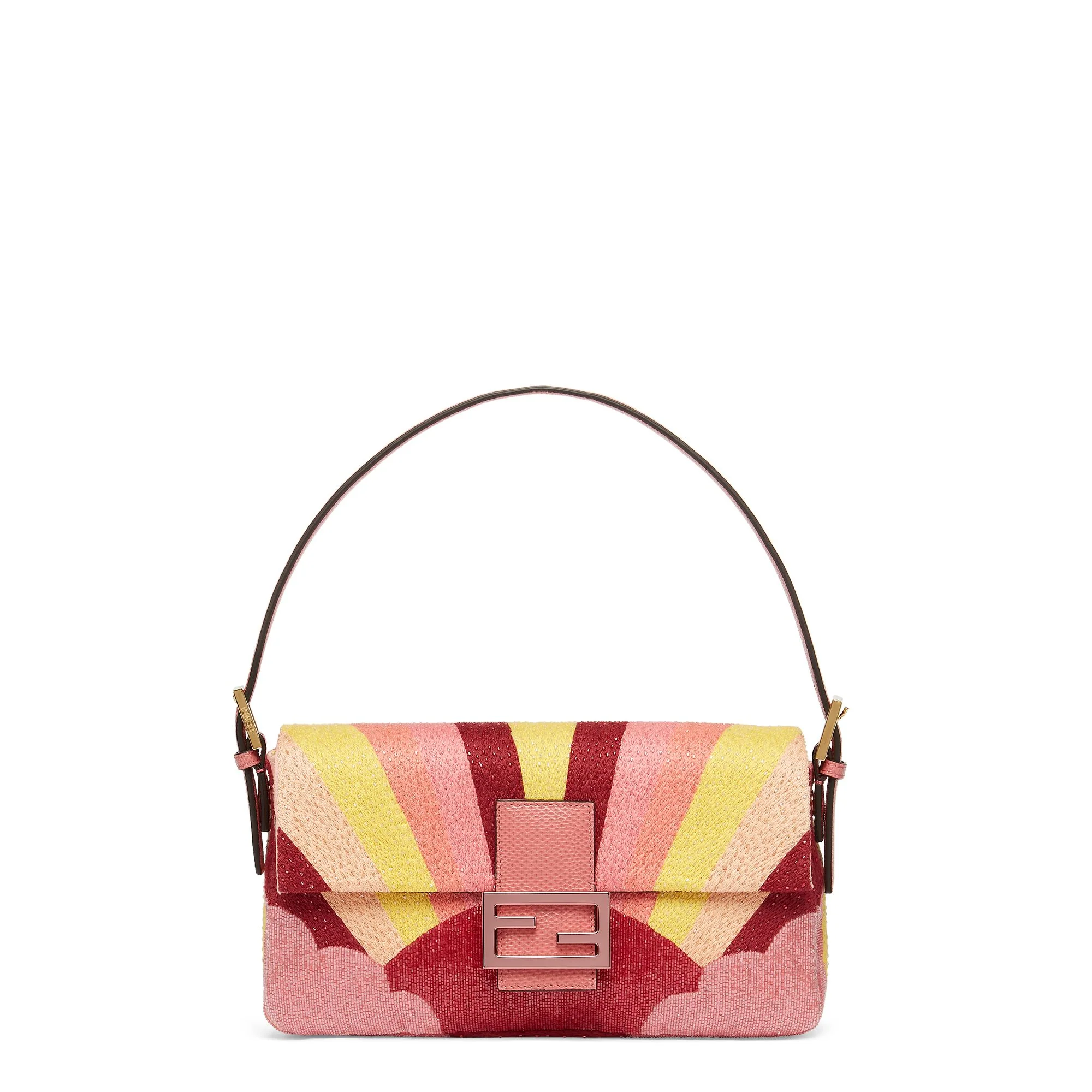 Women's Baguette 1997 - Multicolor + Pink + Soft Gold