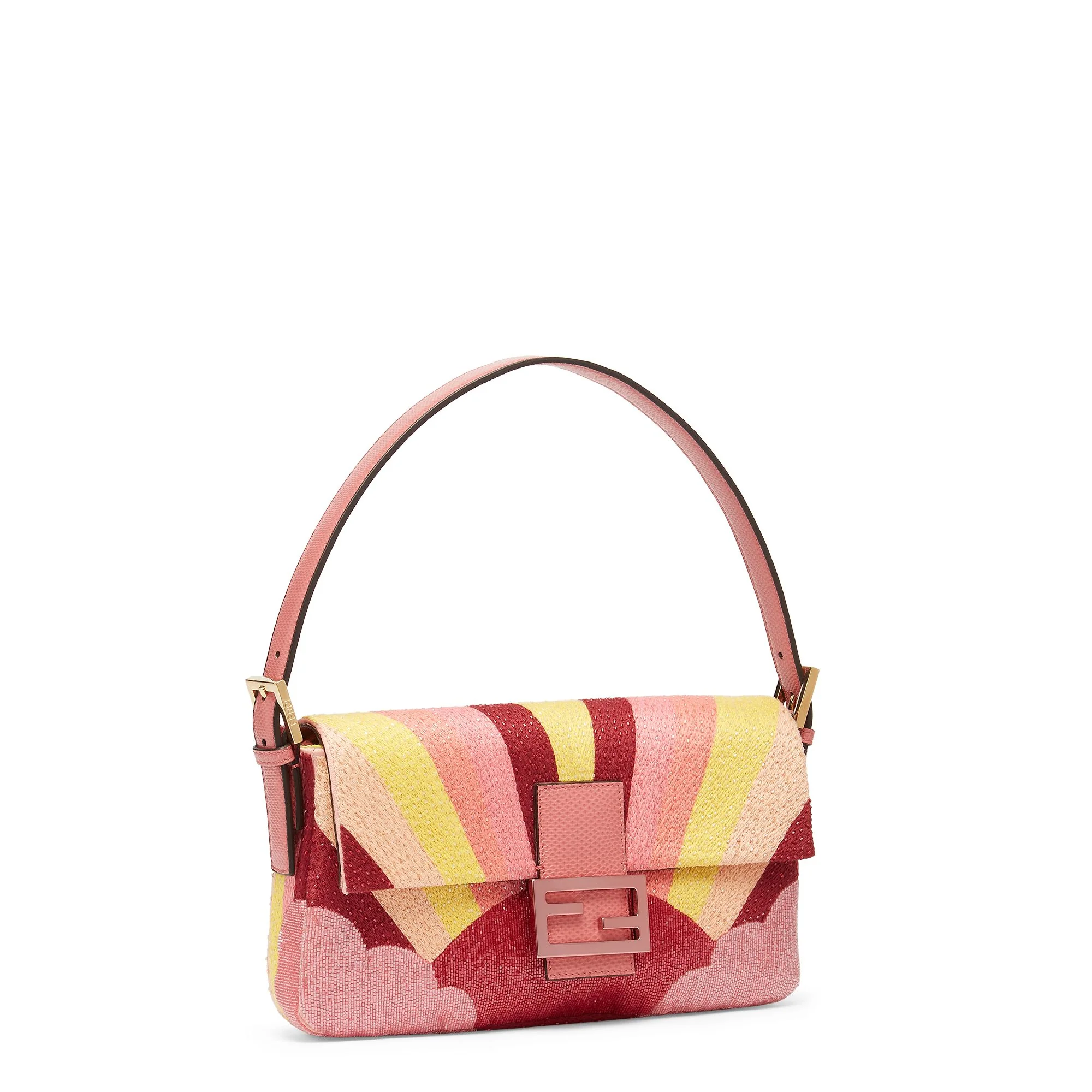 Women's Baguette 1997 - Multicolor + Pink + Soft Gold - Image 2