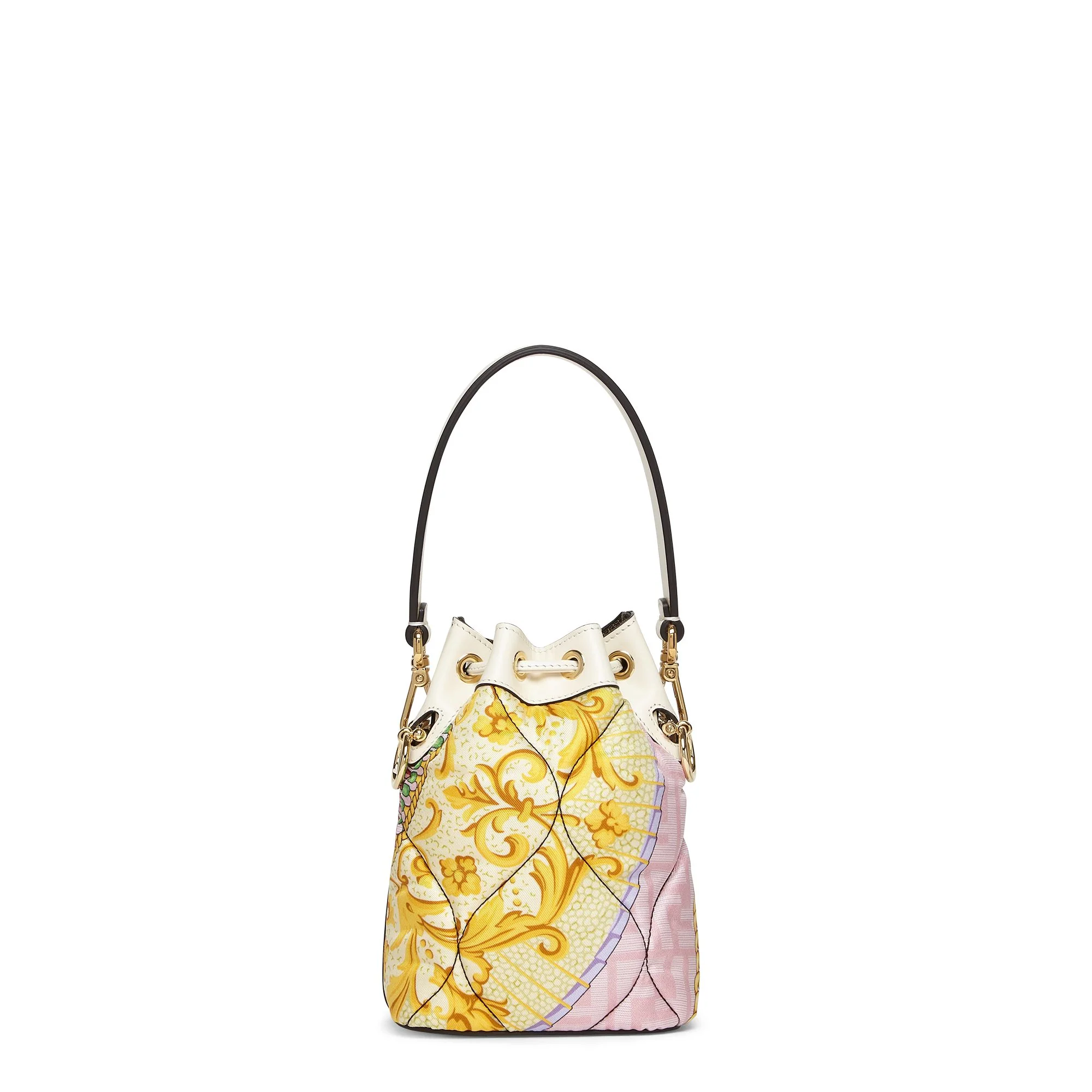 Women's Mini Mon Tresor - Pink + Ice White + Multicolor + Soft Gold - Image 3
