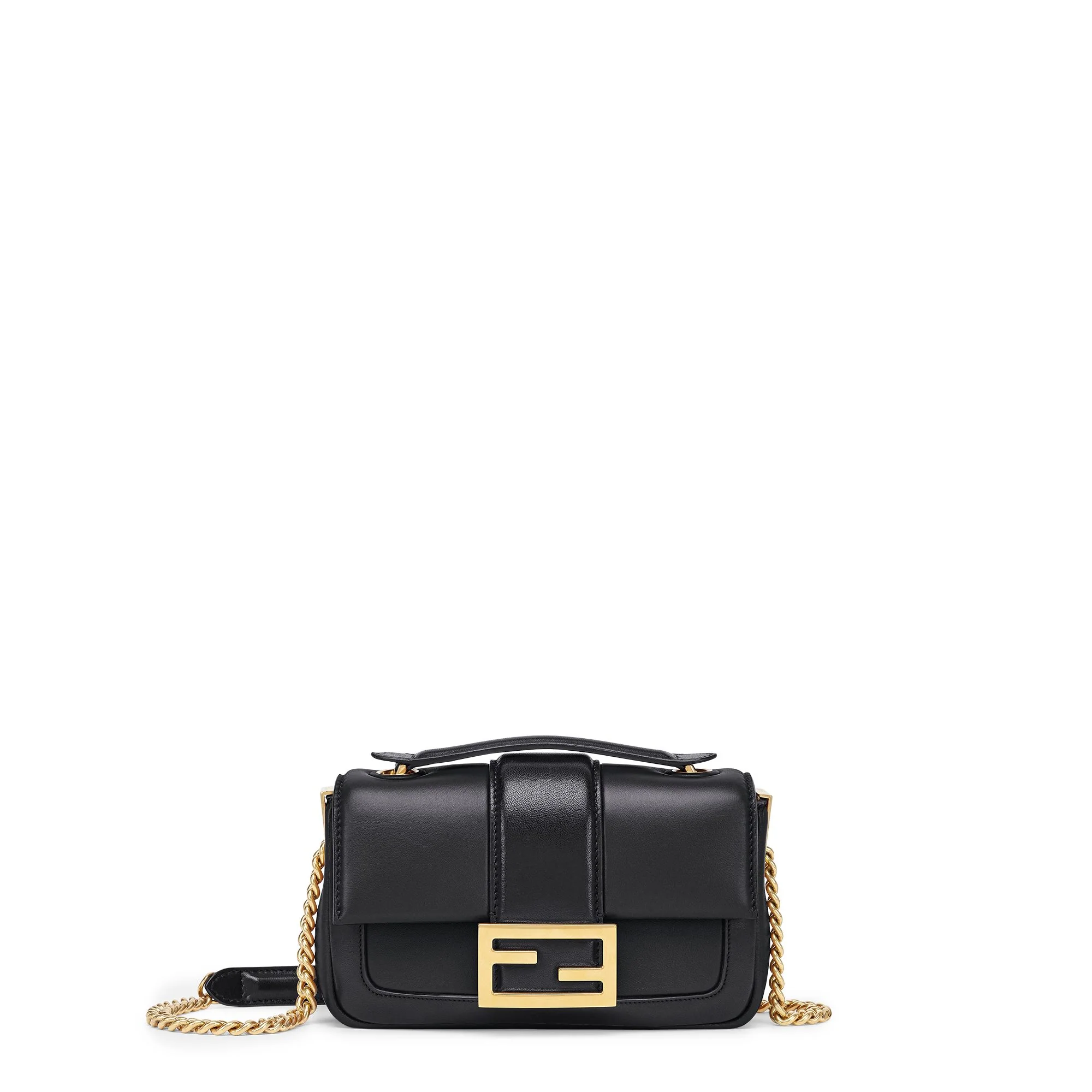 Women's Mini Baguette Chain - Black + Vibrato Gold