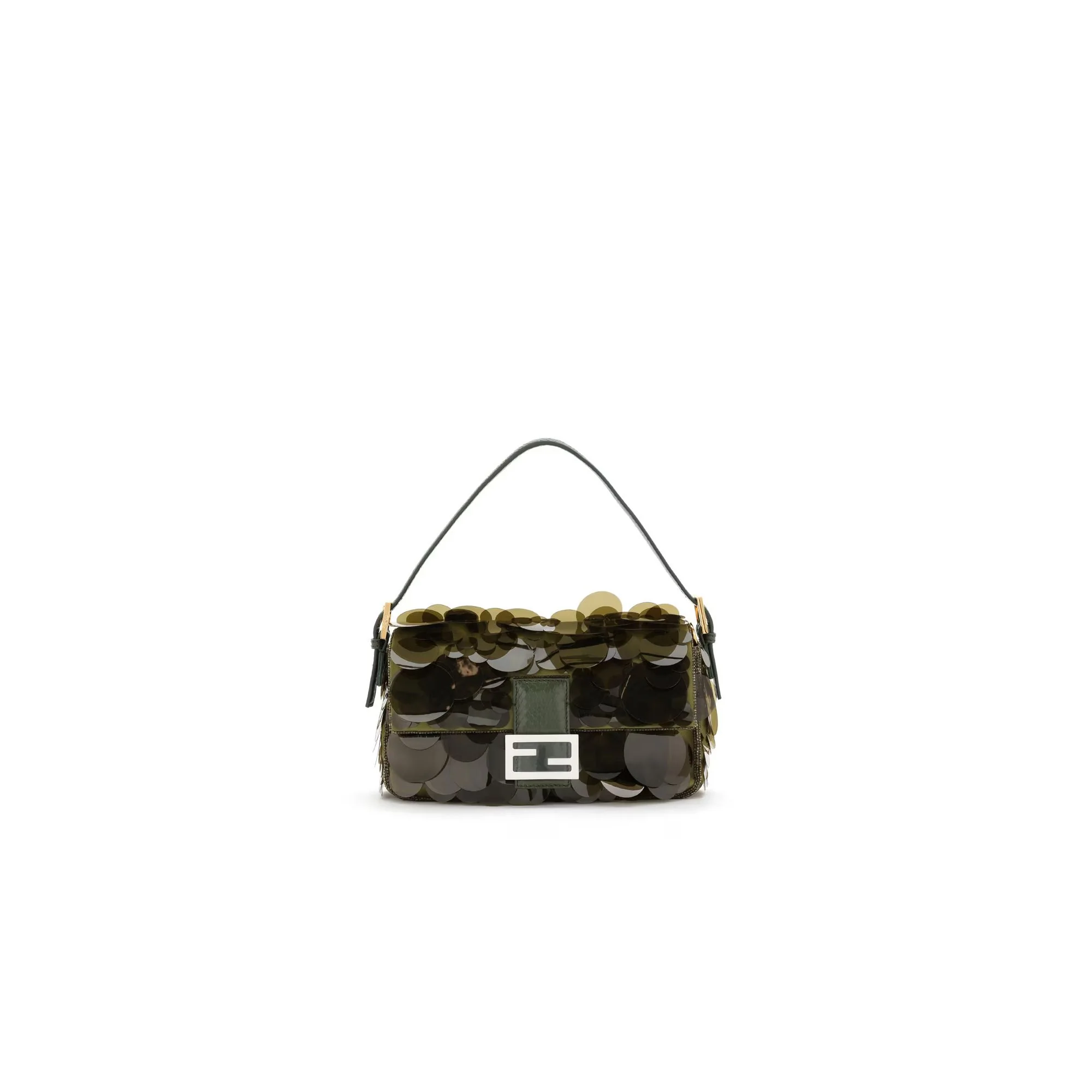 Women's Mini Baguette 1997 - Green + Rosemary + Soft Gold