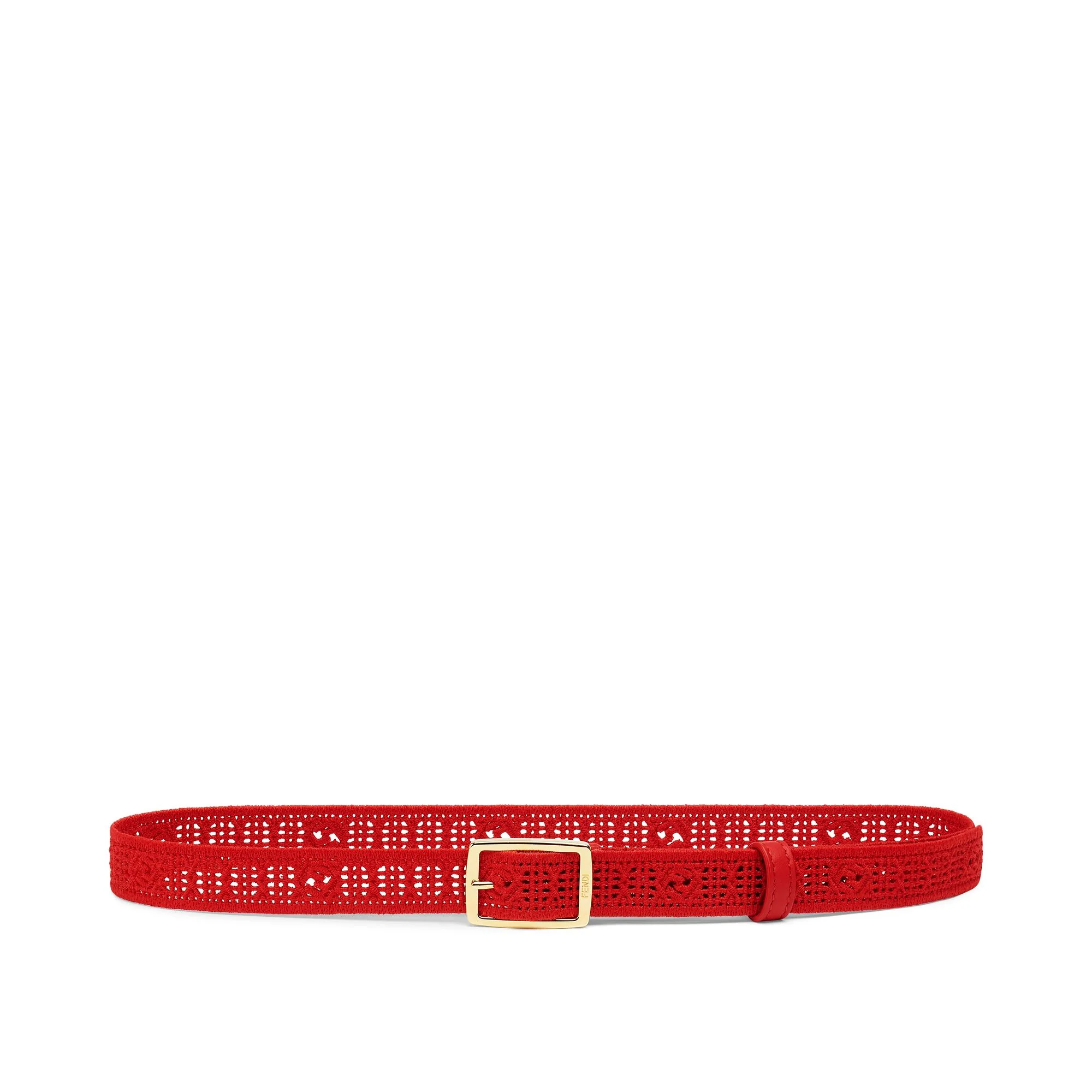 Women's Belt - Cardinale Red + Soft Gold