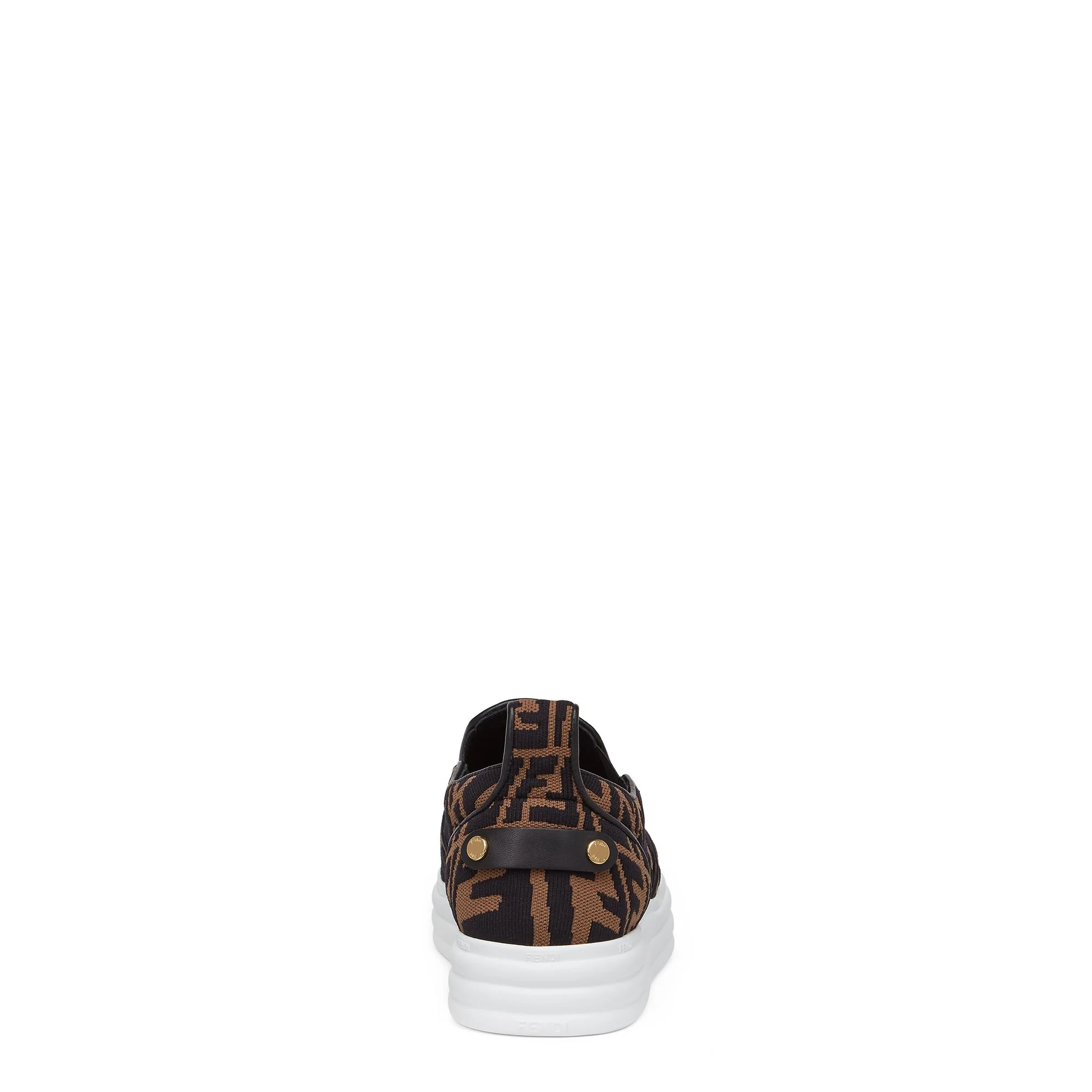 Women's Fendi Rise Sneakers - Tabacco Black - Image 3