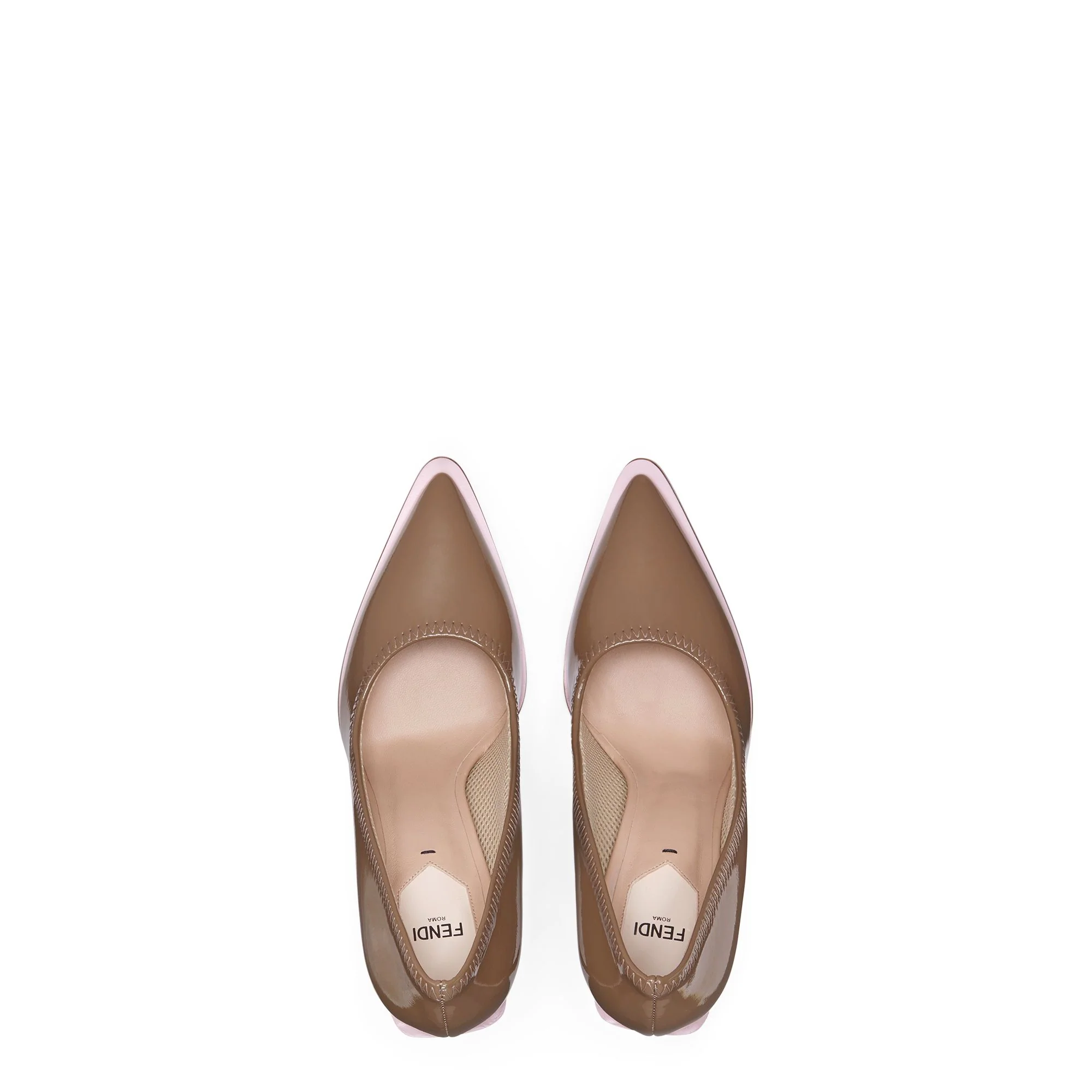 Women's FFrame Decollete - Dove Grey + Tobacco Black - Image 4