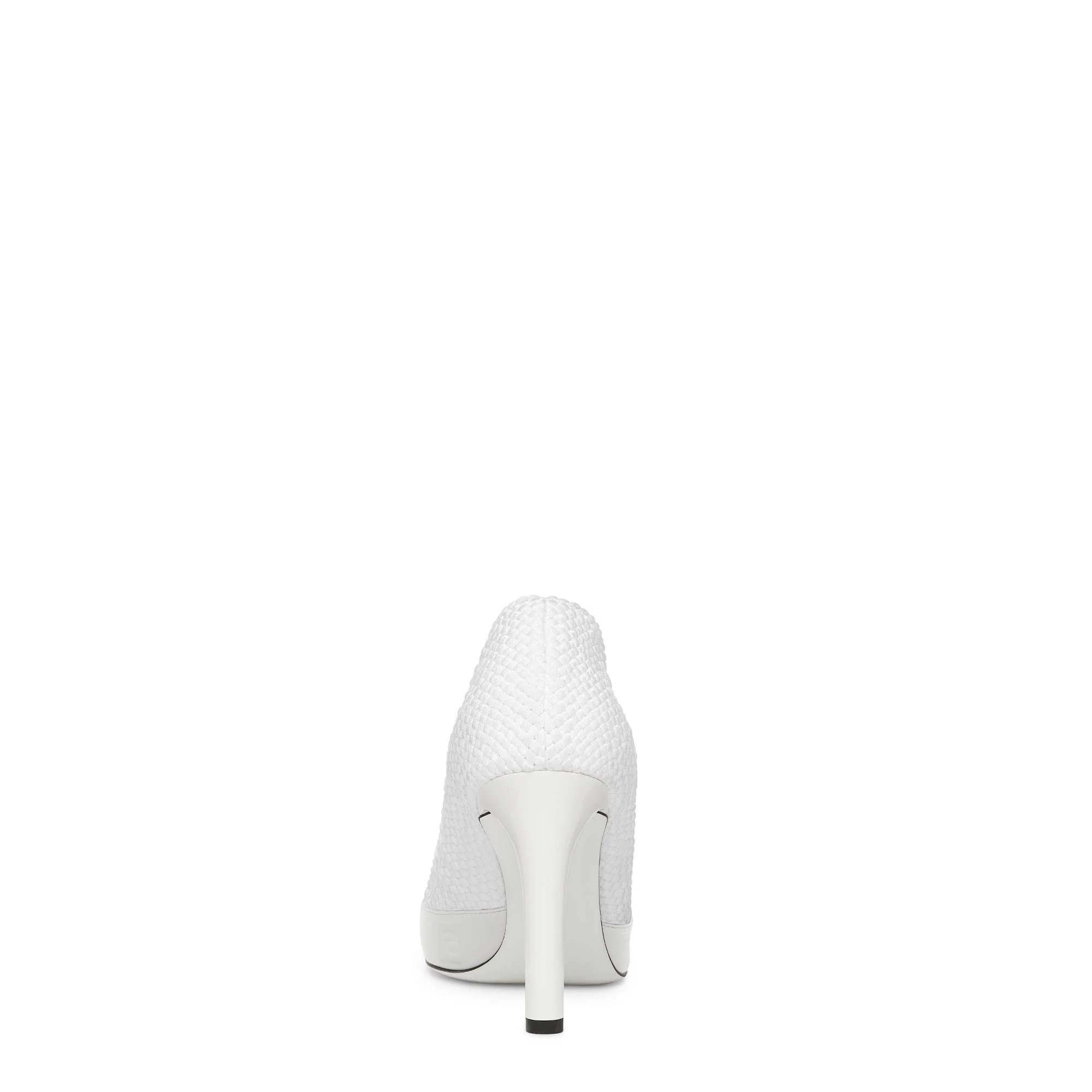 Women's Fendi Reflections Decollete - White + White - Image 3