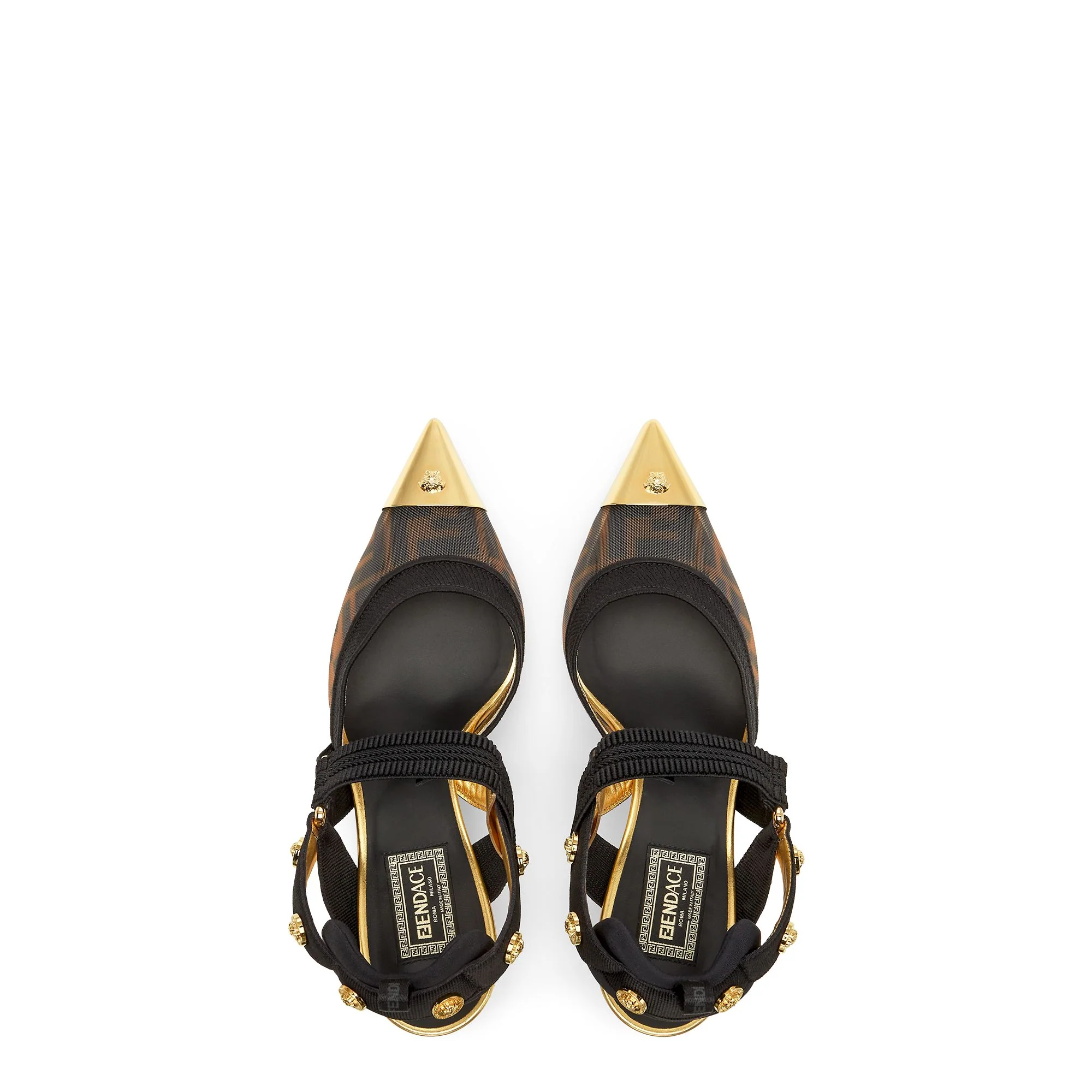 Women's Colibrì Slingback - Tabacco + Black + Black - Image 4
