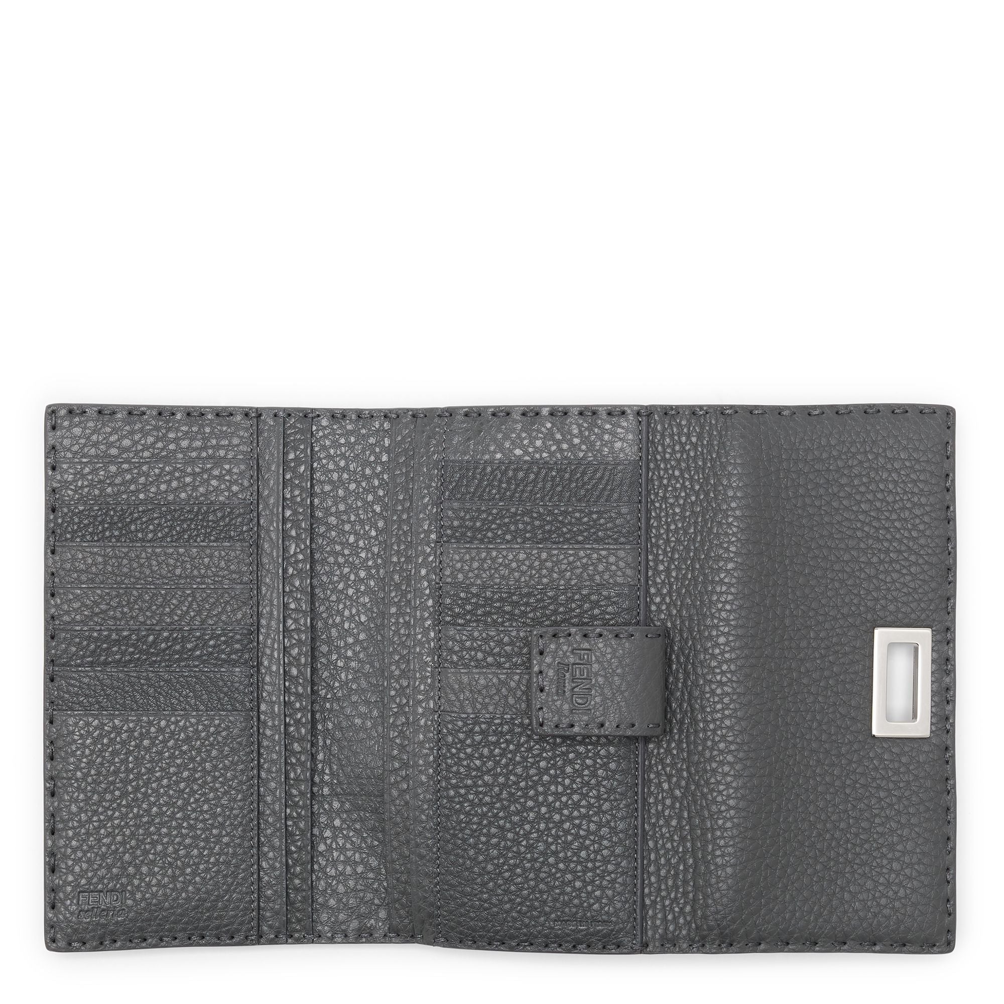 Women's Selleria Peekaboo Wallet - Asphalt + Palladium - Image 5
