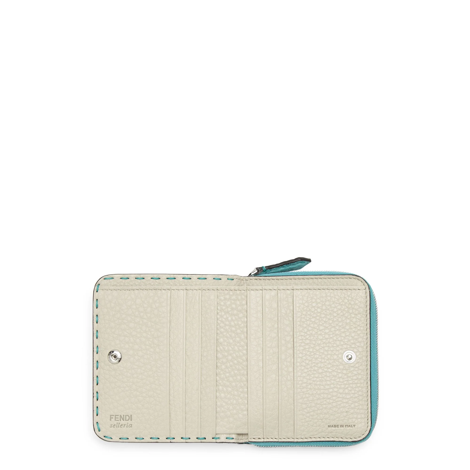 Women's Selleria Medium Wallet - Laguna + Milk + Palladium - Image 4